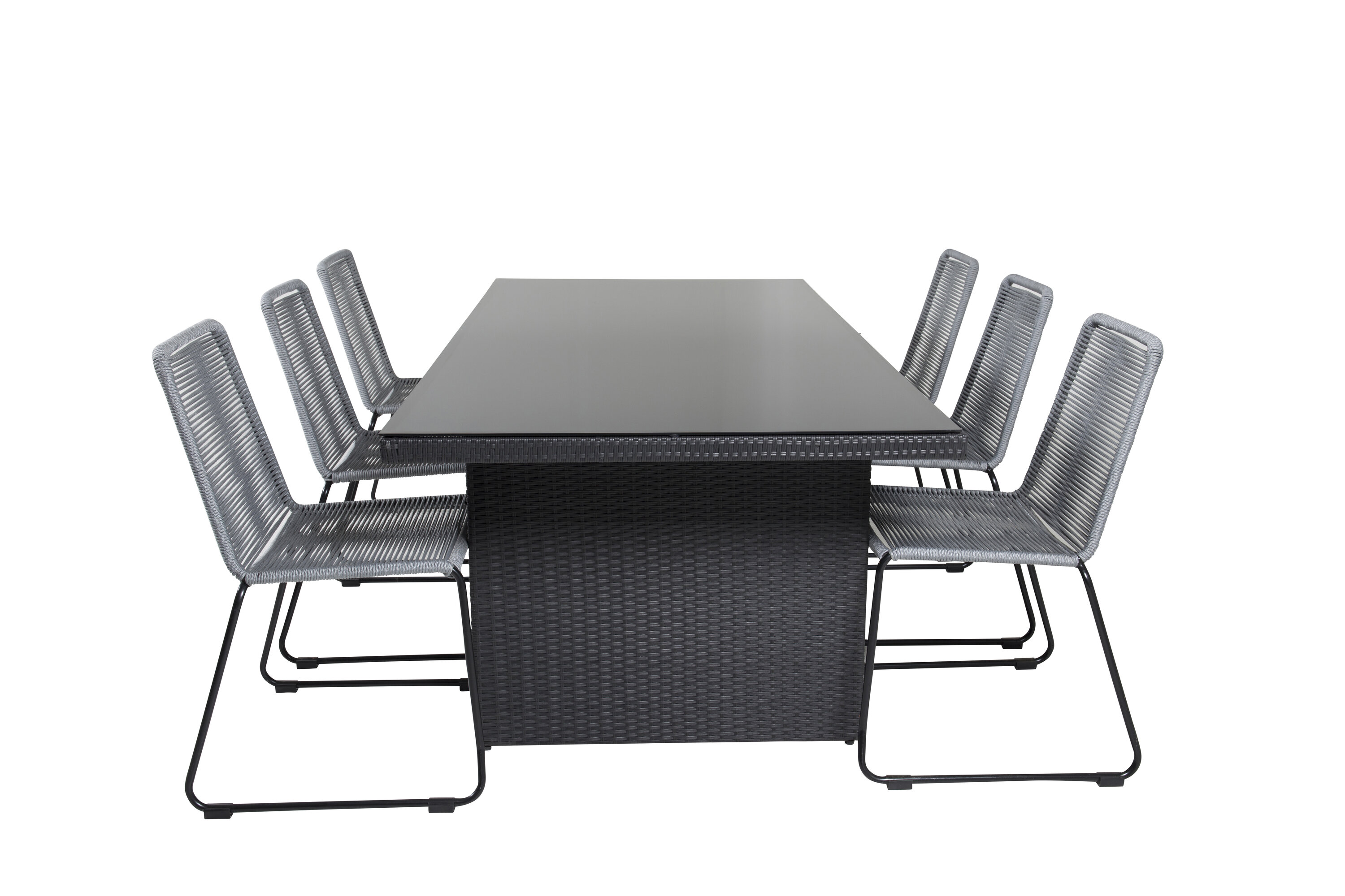 Padova ristkülikukujuline söögikomplekt Aiamööbel Homewell