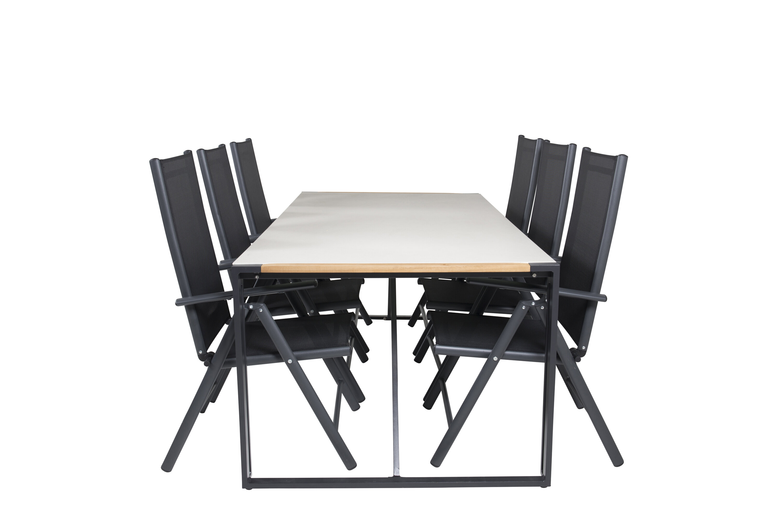 Texase ristkülikukujuline söögikomplekt Aiamööbel Homewell