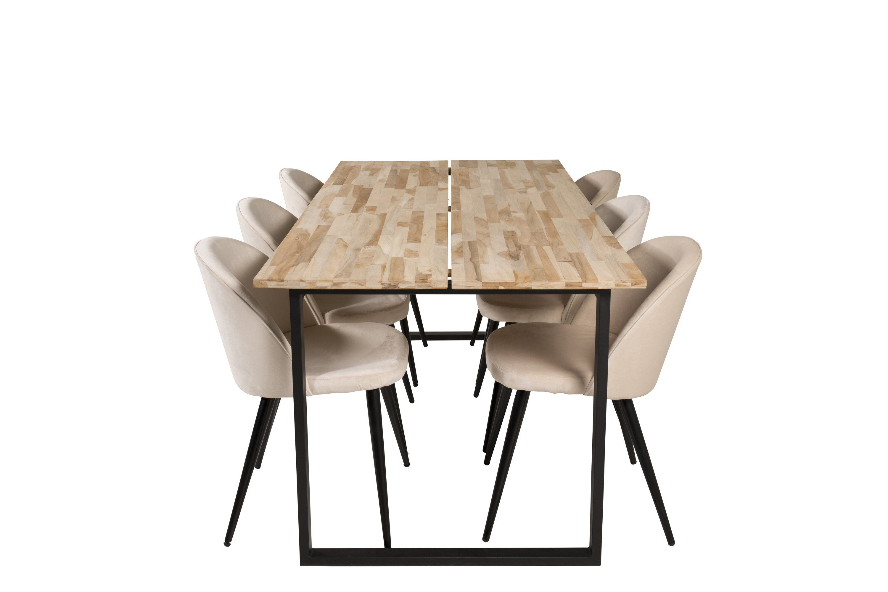 Cireboni ristkülikukujuline söögikomplekt Söögilauakomplektid Homewell