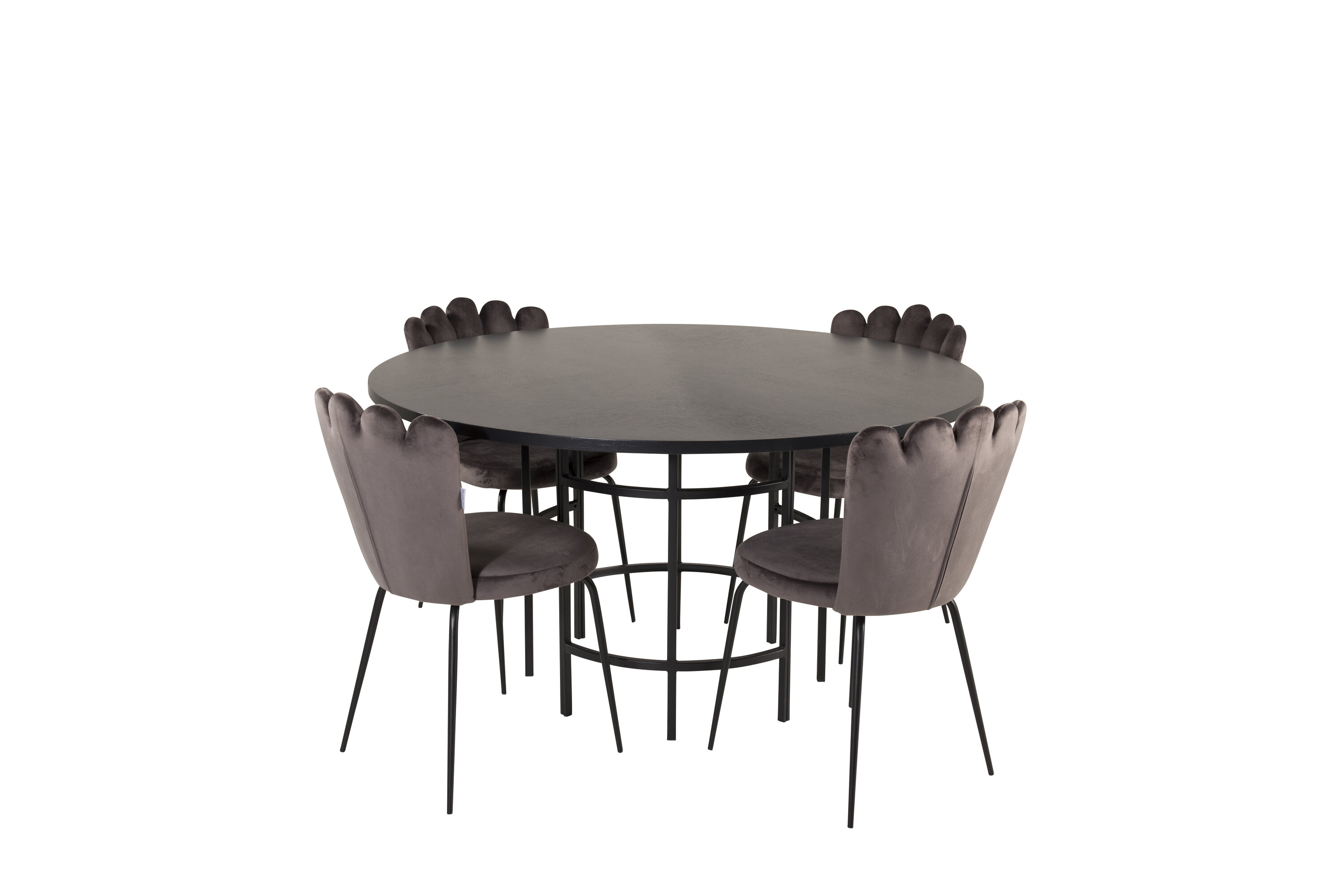 Kopenhaageni ümmargune söögikomplekt Söögilauakomplektid Homewell