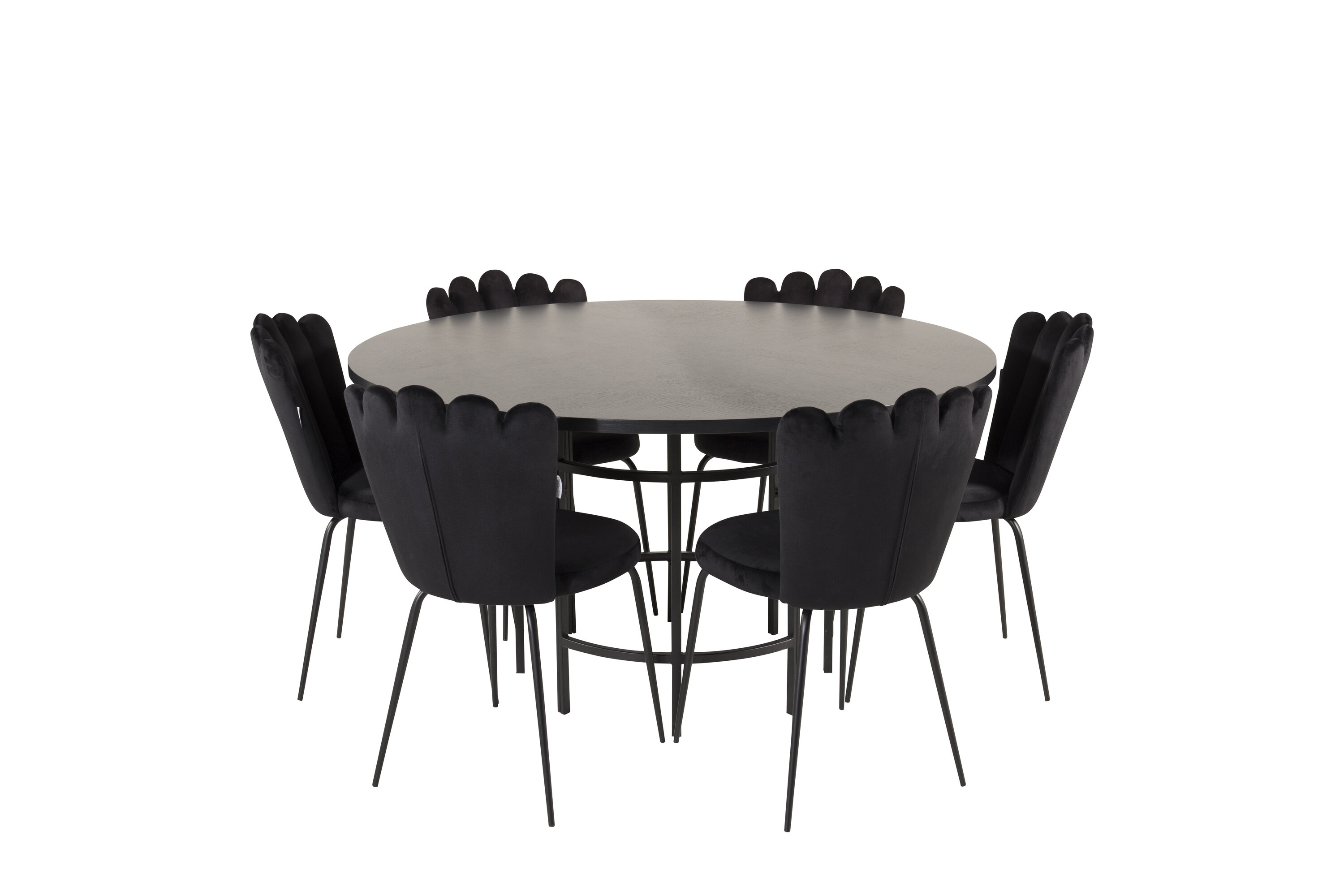 Kopenhaageni ümmargune söögikomplekt Söögilauakomplektid Homewell