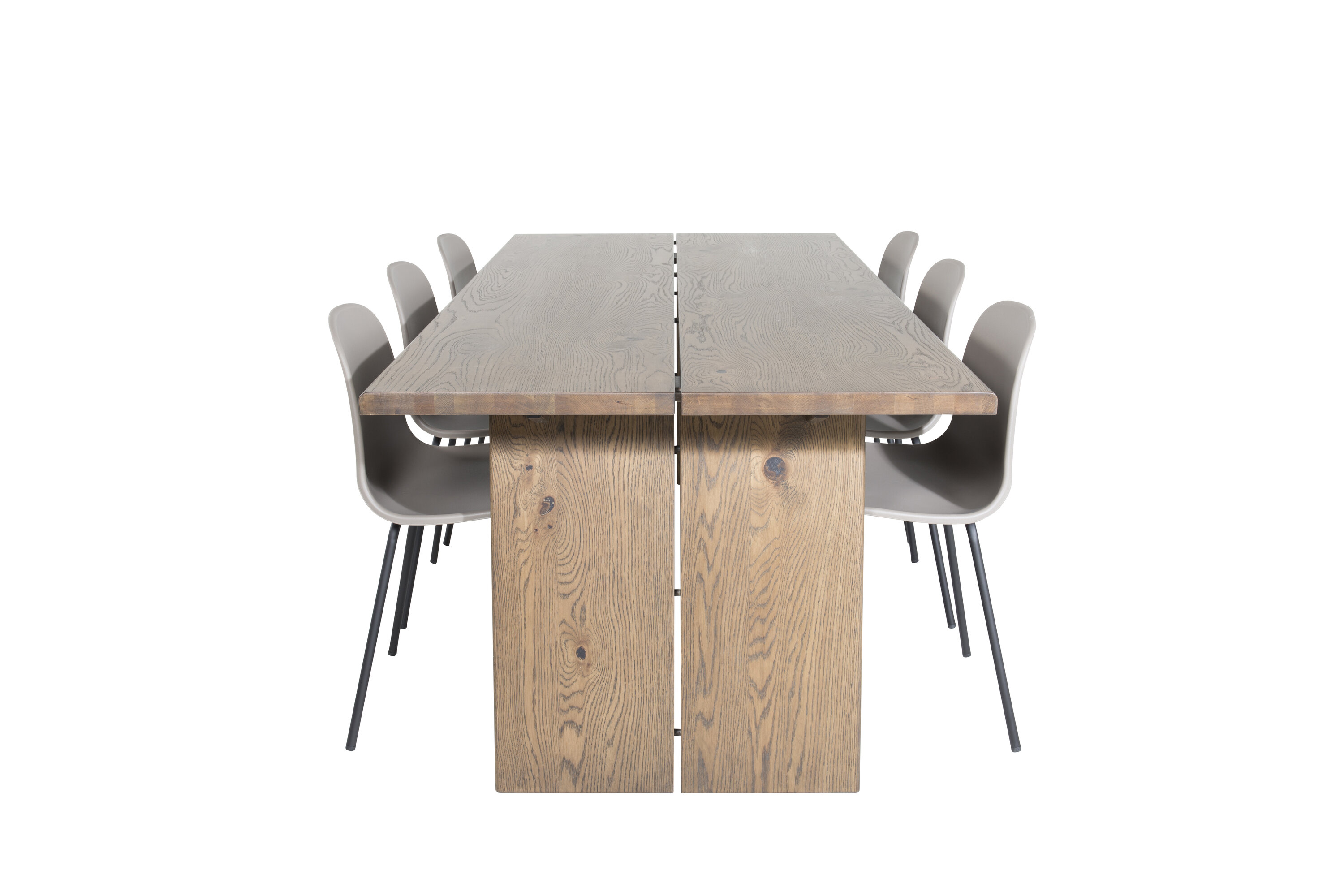 Logger Ristkülikukujuline söögikomplekt Söögilauakomplektid Homewell