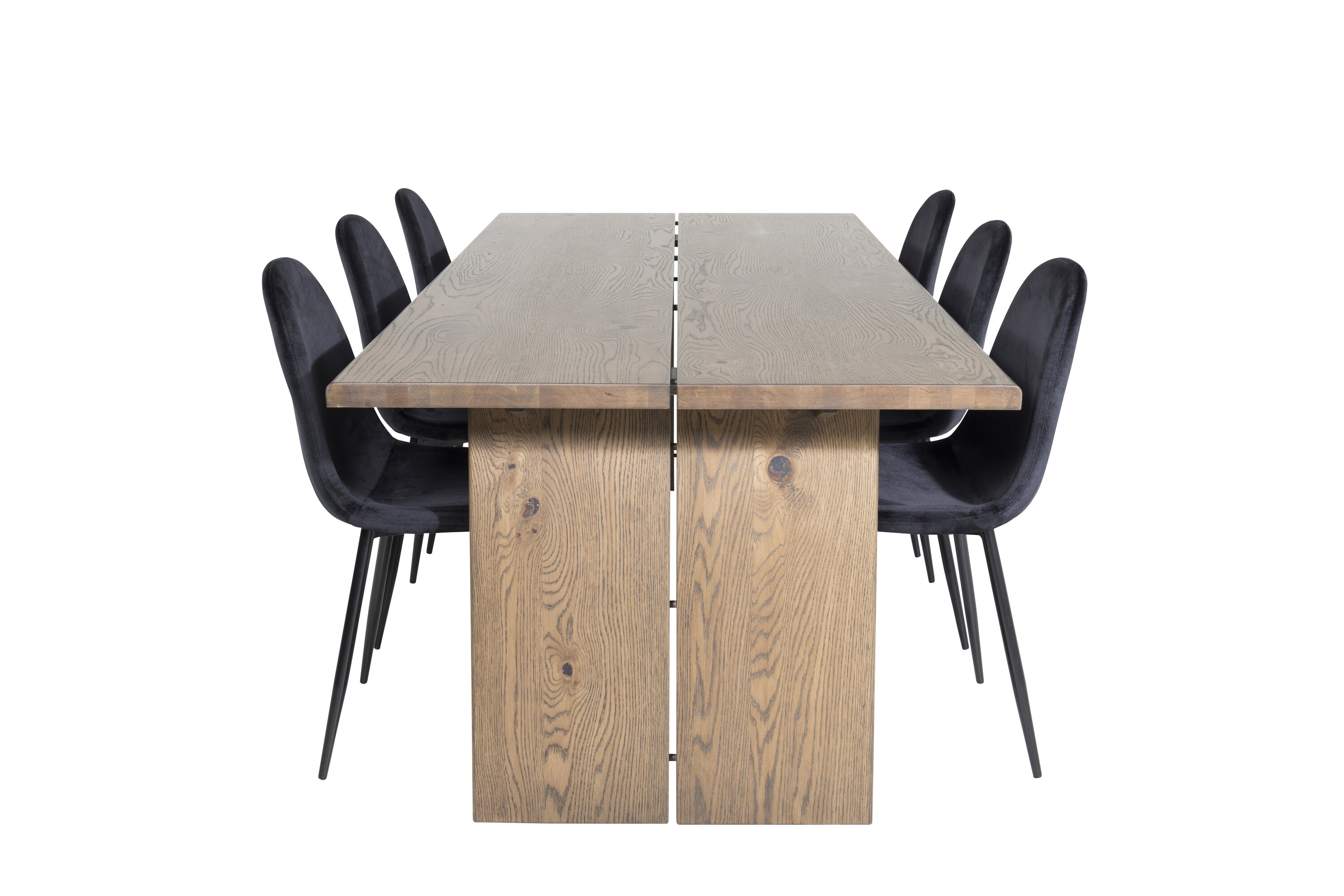 Logger Ristkülikukujuline söögikomplekt Söögilauakomplektid Homewell