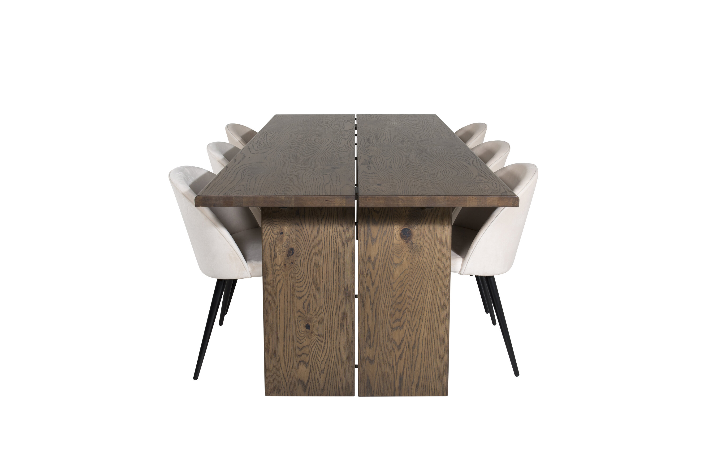 Logger Ristkülikukujuline söögikomplekt Söögilauakomplektid Homewell