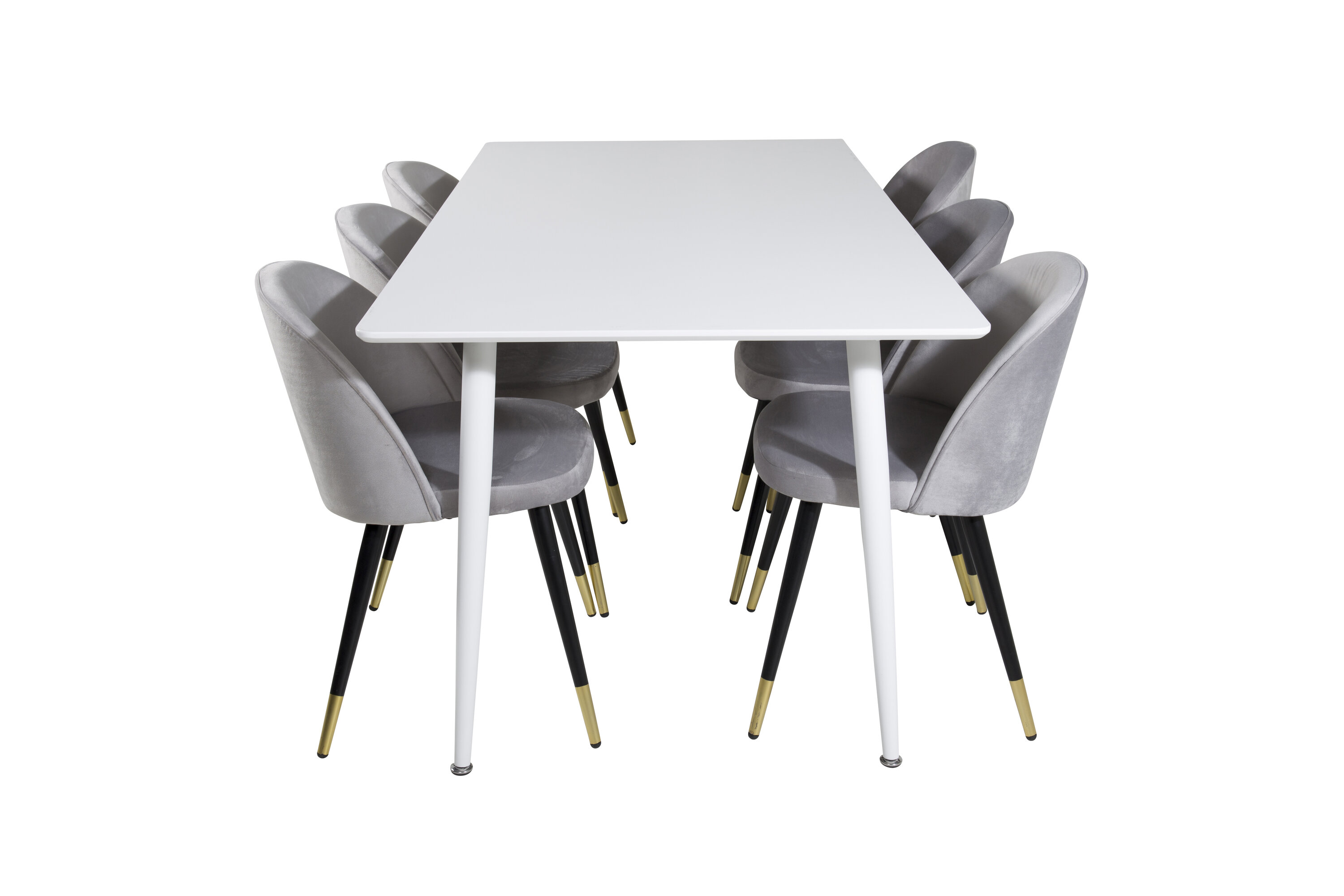 Polar ristkülikukujuline söögikomplekt Söögilauakomplektid Homewell