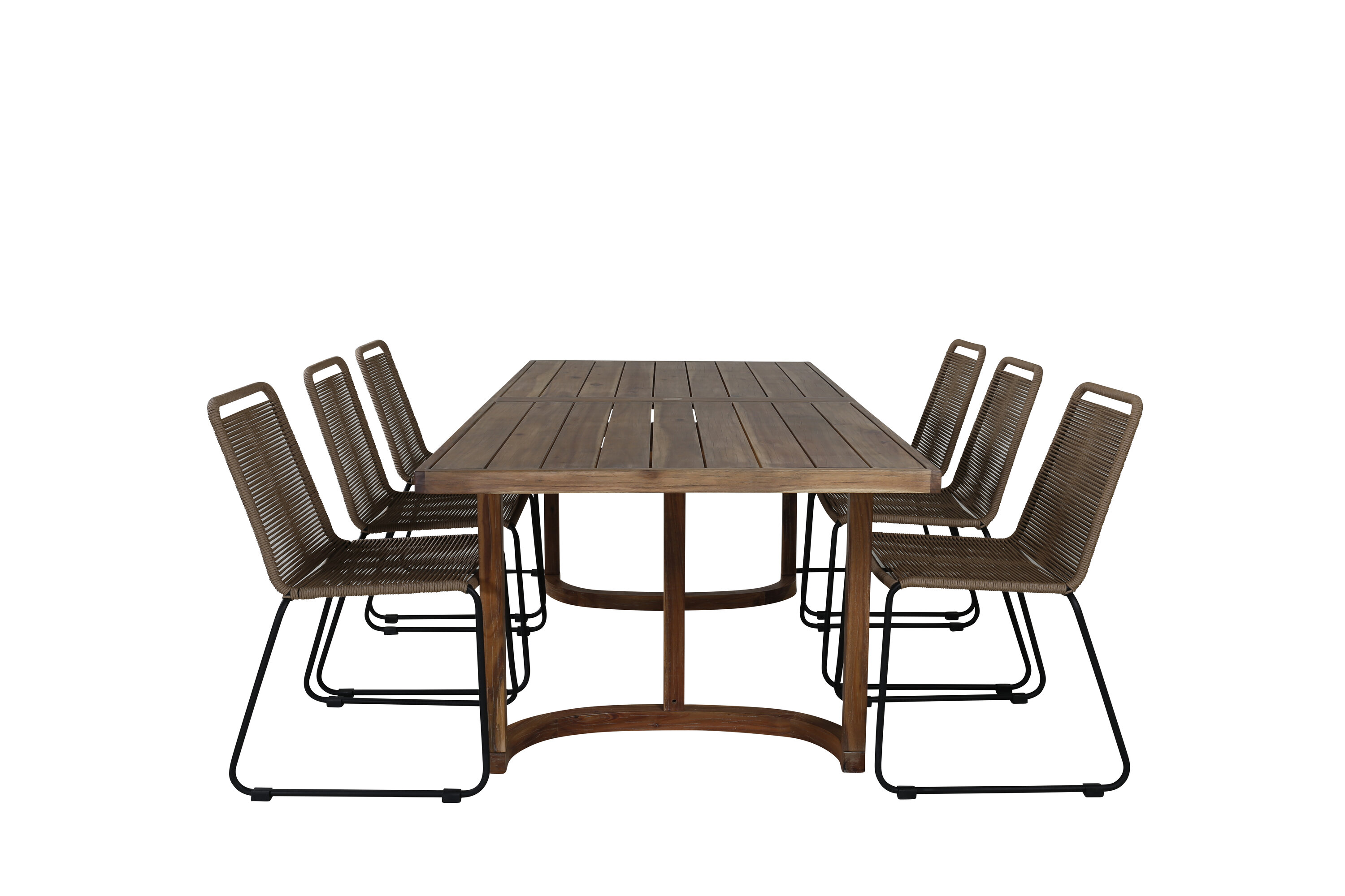 Erica ristkülikukujuline söögikomplekt Aiamööbel Homewell