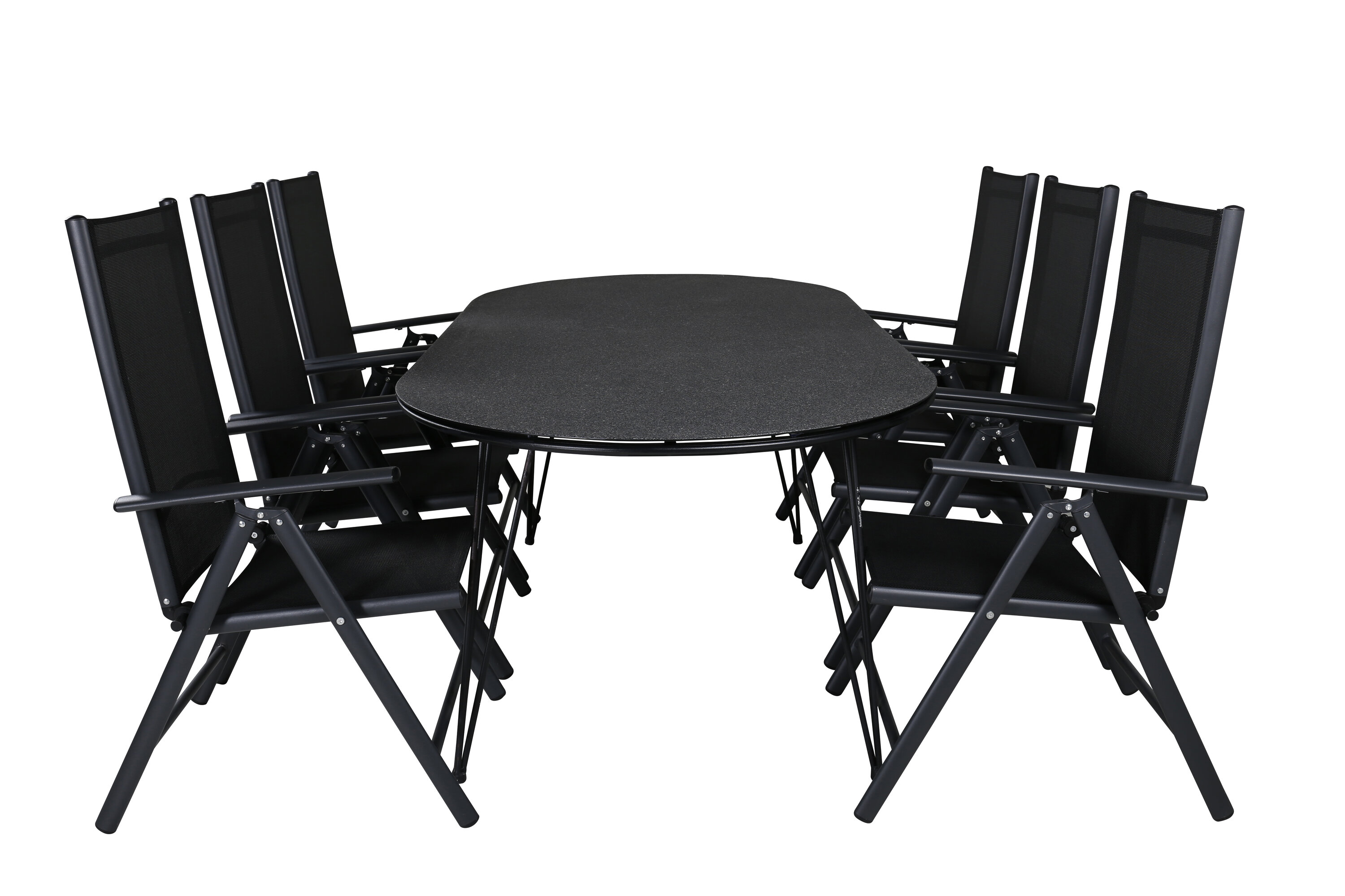 Ristkülikukujuline söögikomplekt Viga Aiamööbel Homewell