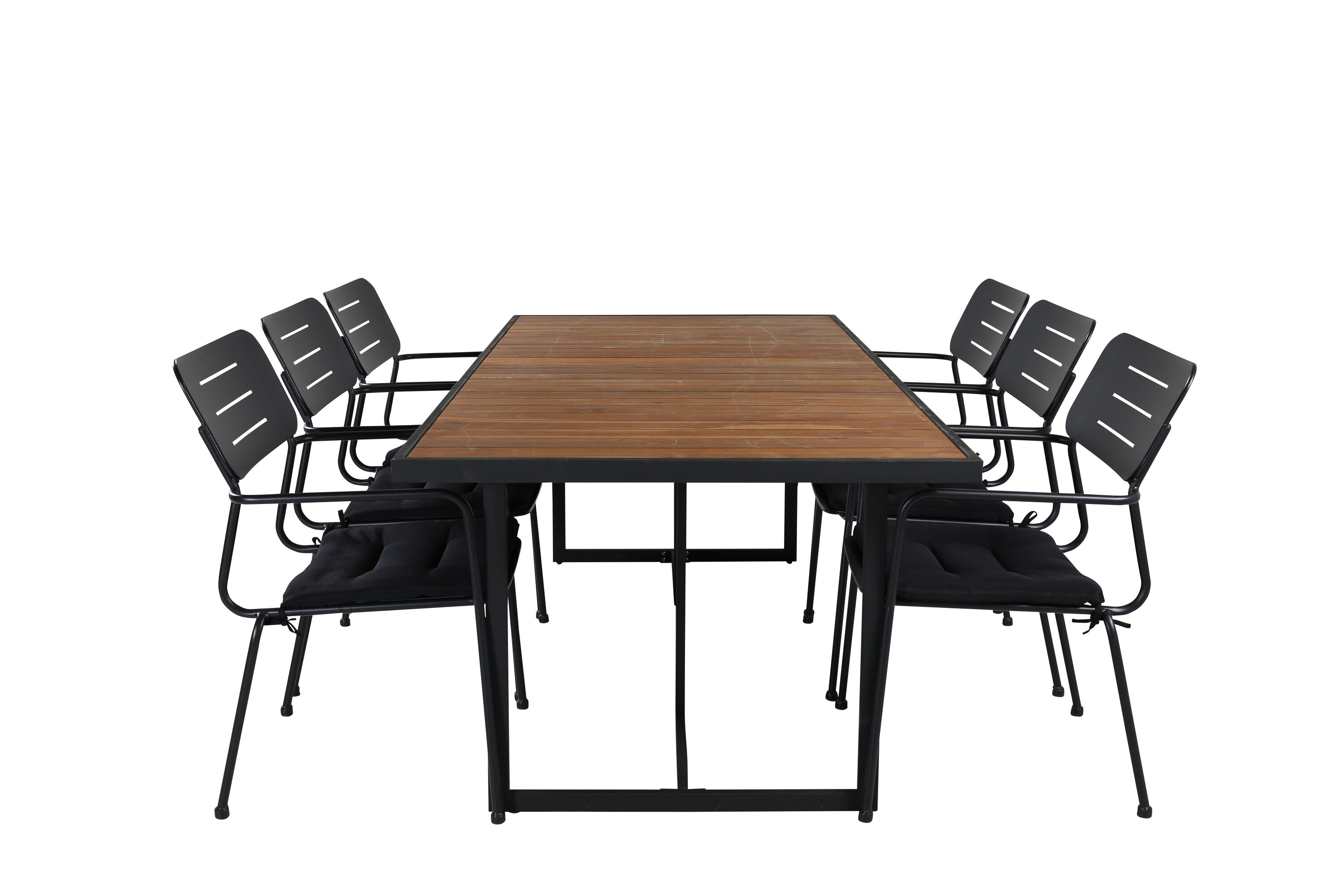 Khungi ristkülikukujuline söögikomplekt Aiamööbel Homewell