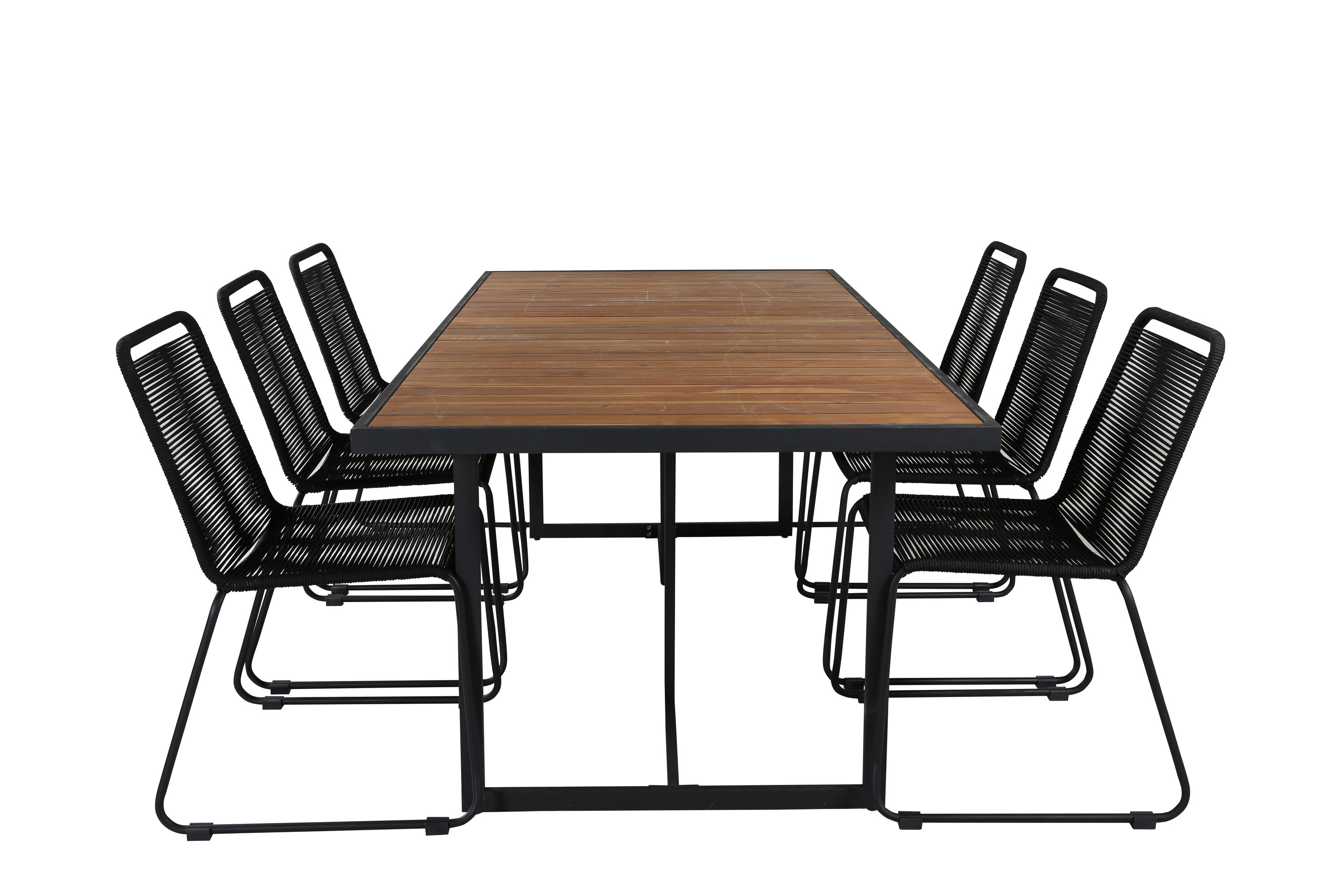 Khungi ristkülikukujuline söögikomplekt Aiamööbel Homewell