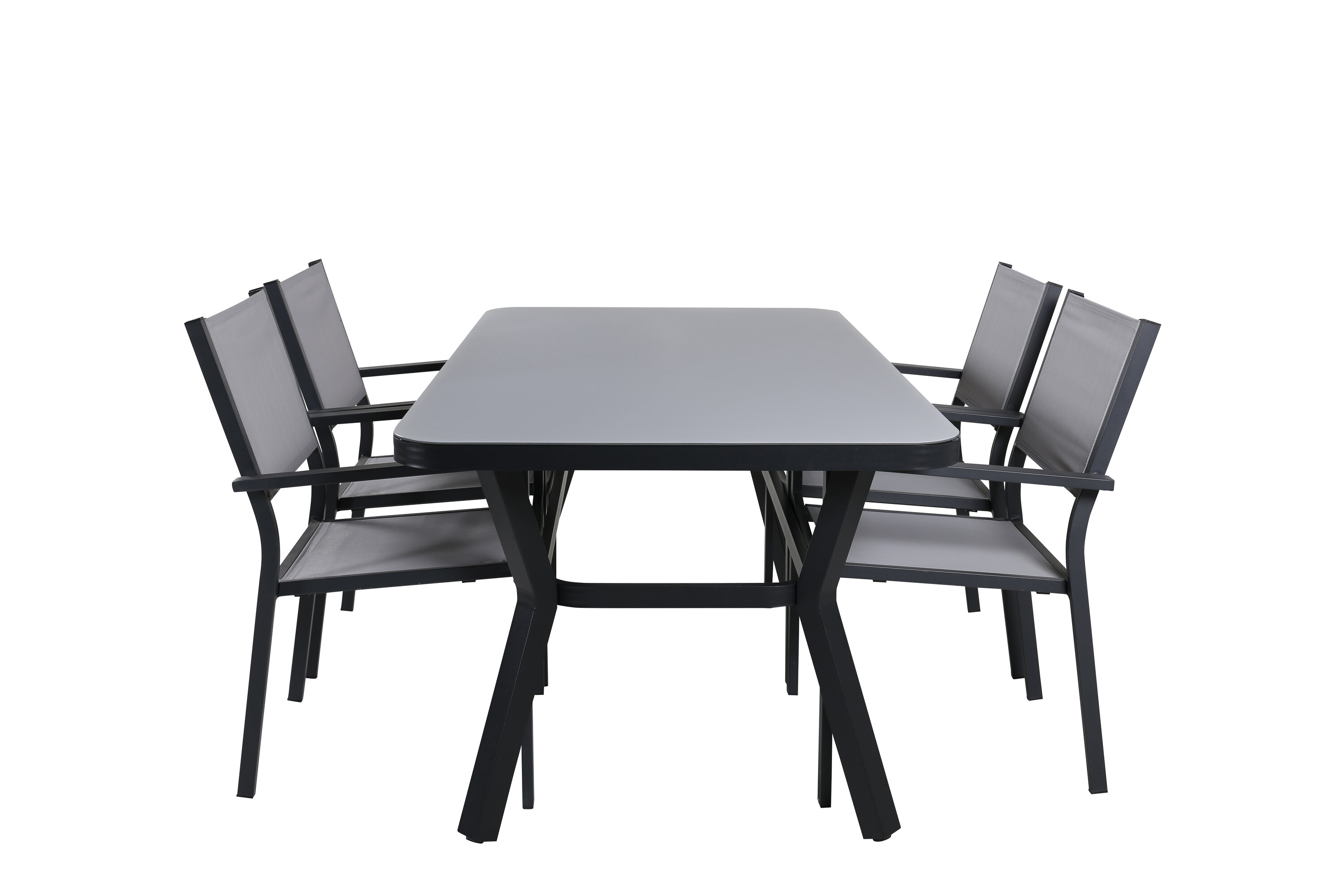 Virya ristkülikukujuline söögikomplekt Aiamööbel Homewell