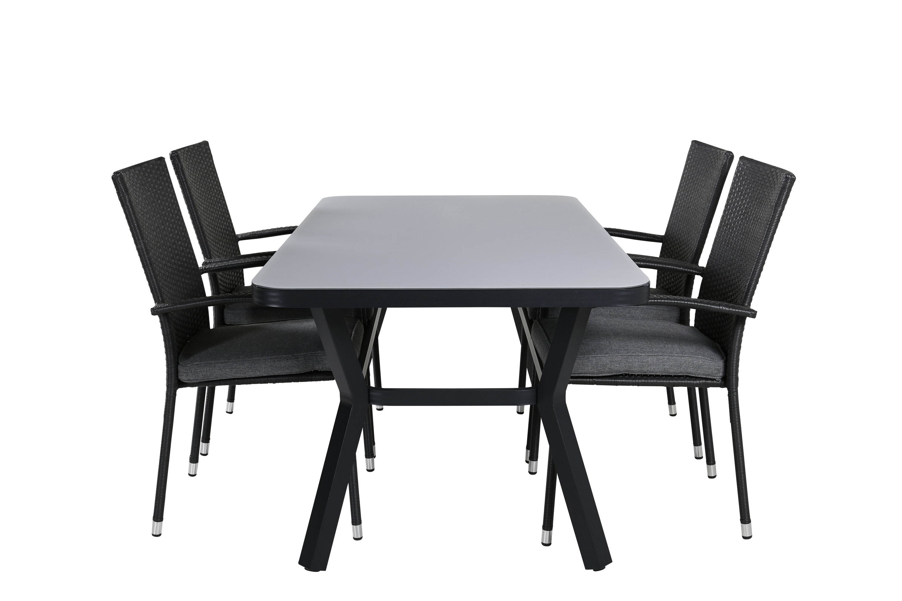 Virya ristkülikukujuline söögikomplekt Aiamööbel Homewell