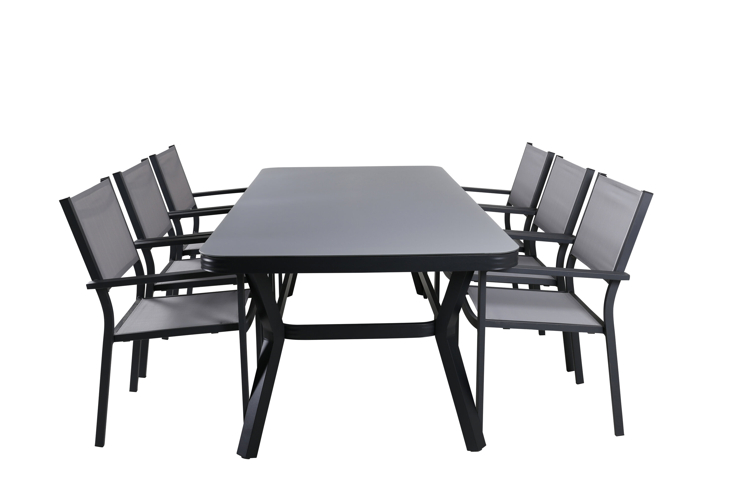 Virya ristkülikukujuline söögikomplekt Aiamööbel Homewell