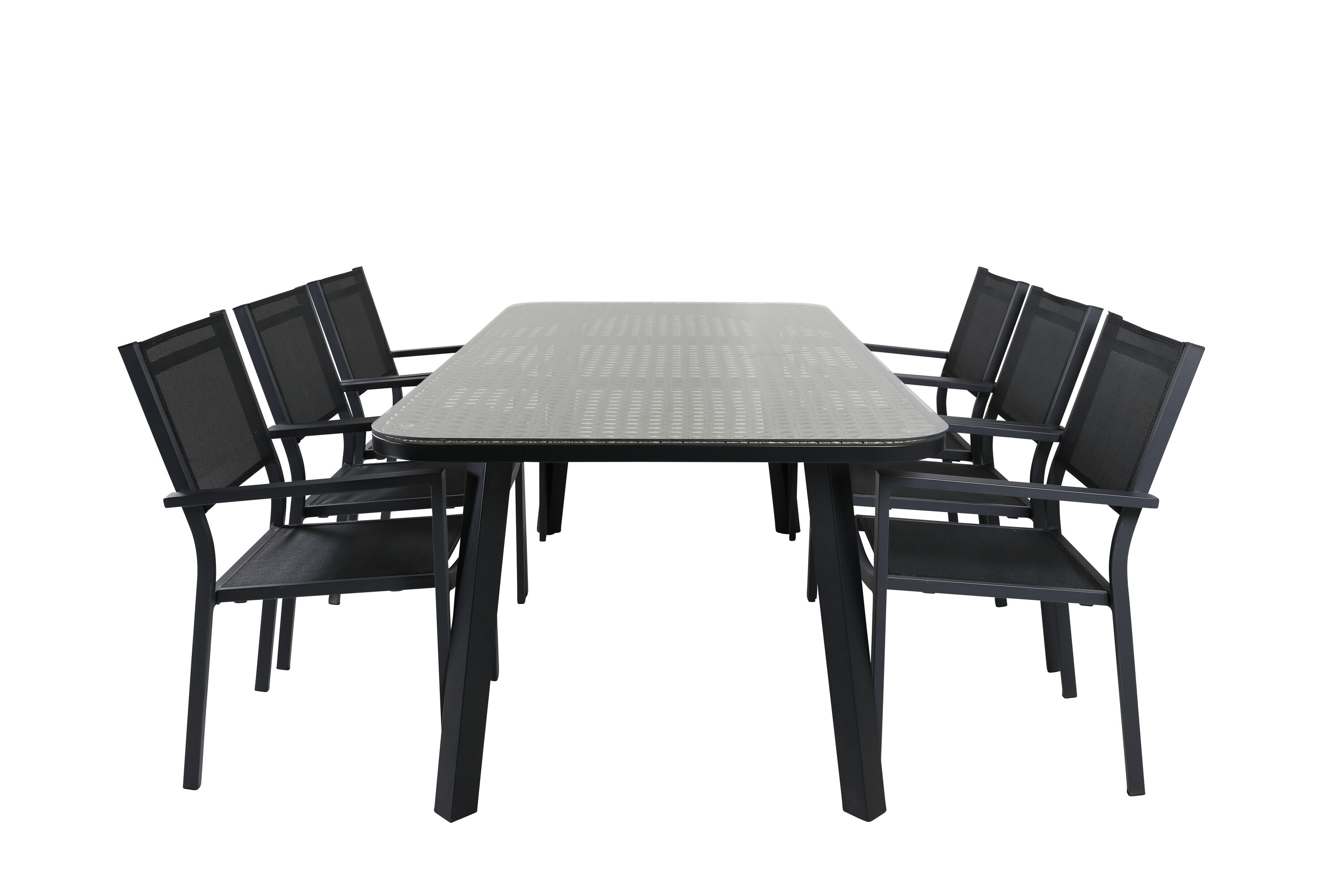 Paola ristkülikukujuline söögikomplekt Aiamööbel Homewell