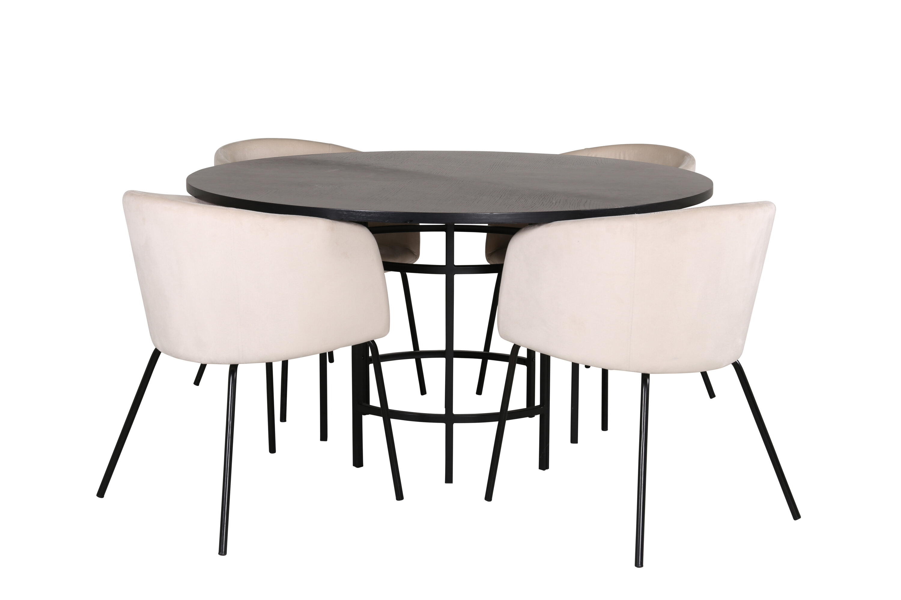 Kopenhaageni ümmargune söögikomplekt Söögilauakomplektid Homewell