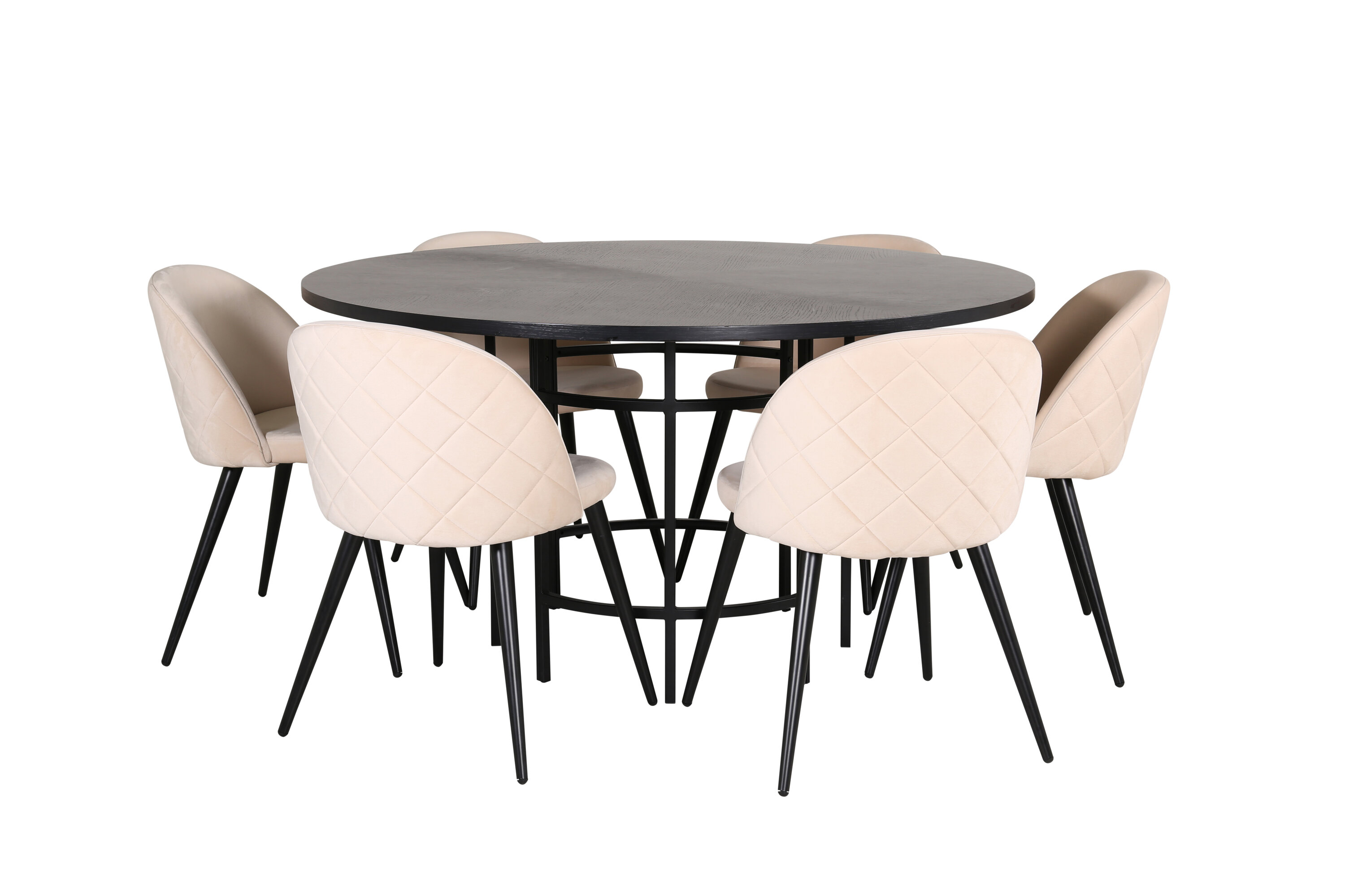 Kopenhaageni ümmargune söögikomplekt Söögilauakomplektid Homewell