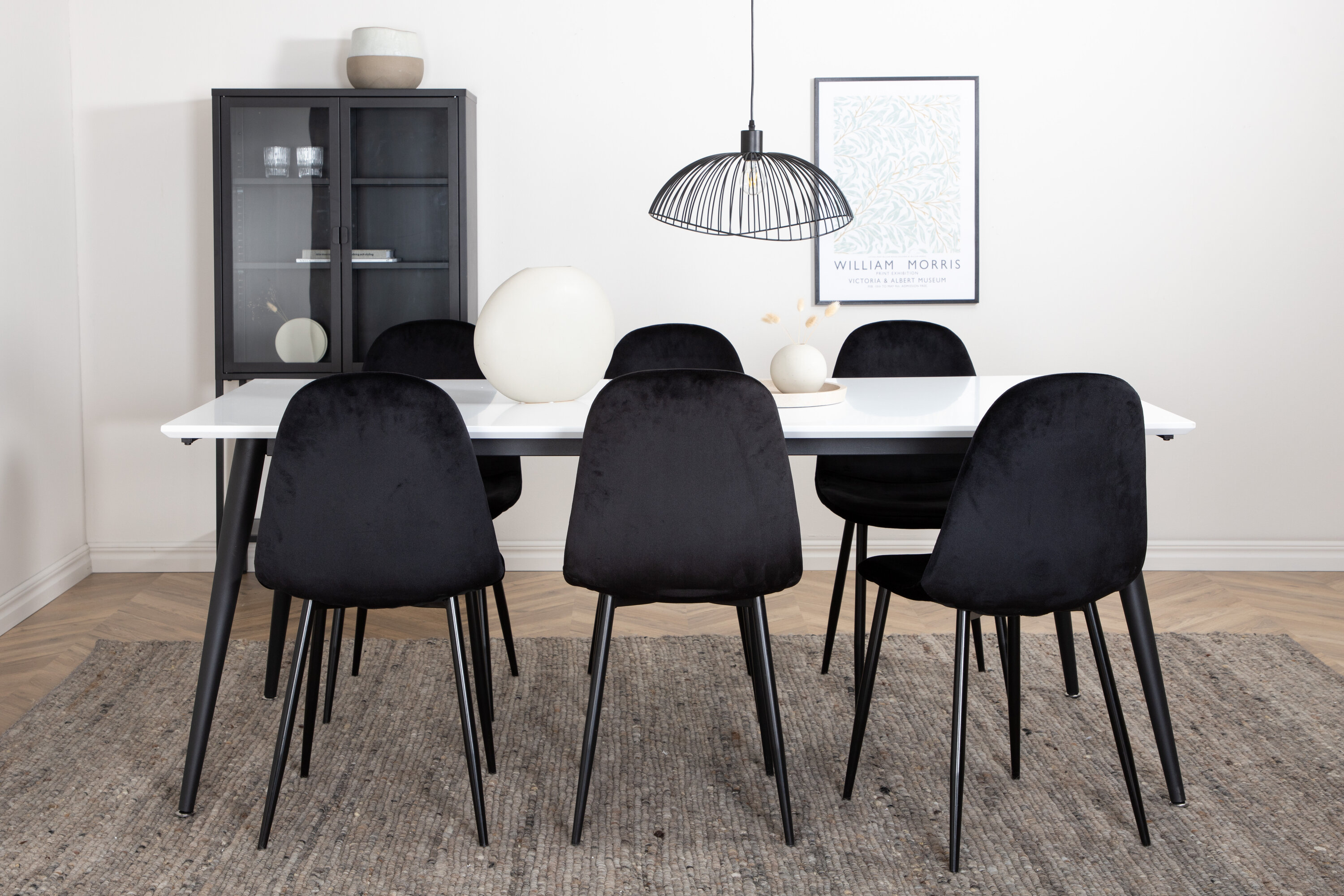 Jimmy ristkülikukujuline söögikomplekt Söögilauakomplektid Homewell