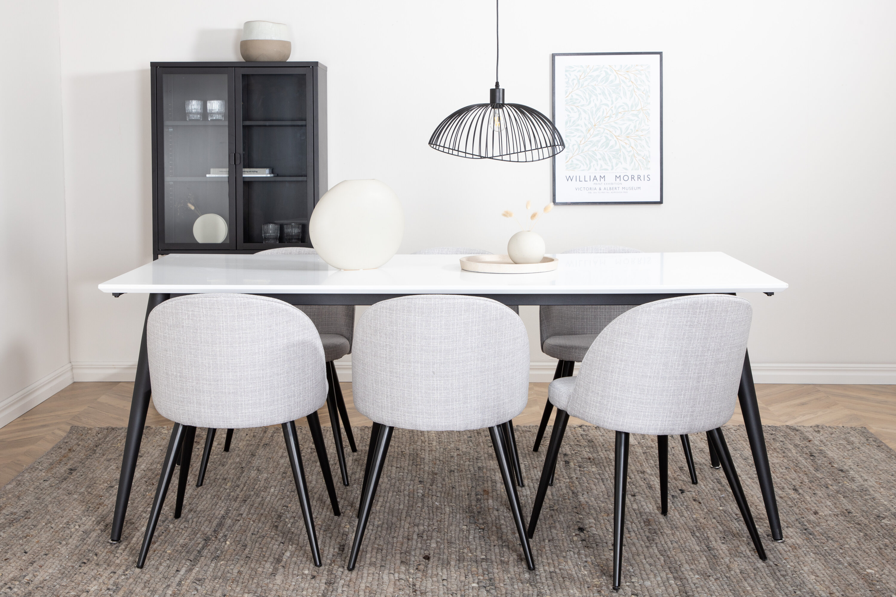 Jimmy ristkülikukujuline söögikomplekt Söögilauakomplektid Homewell