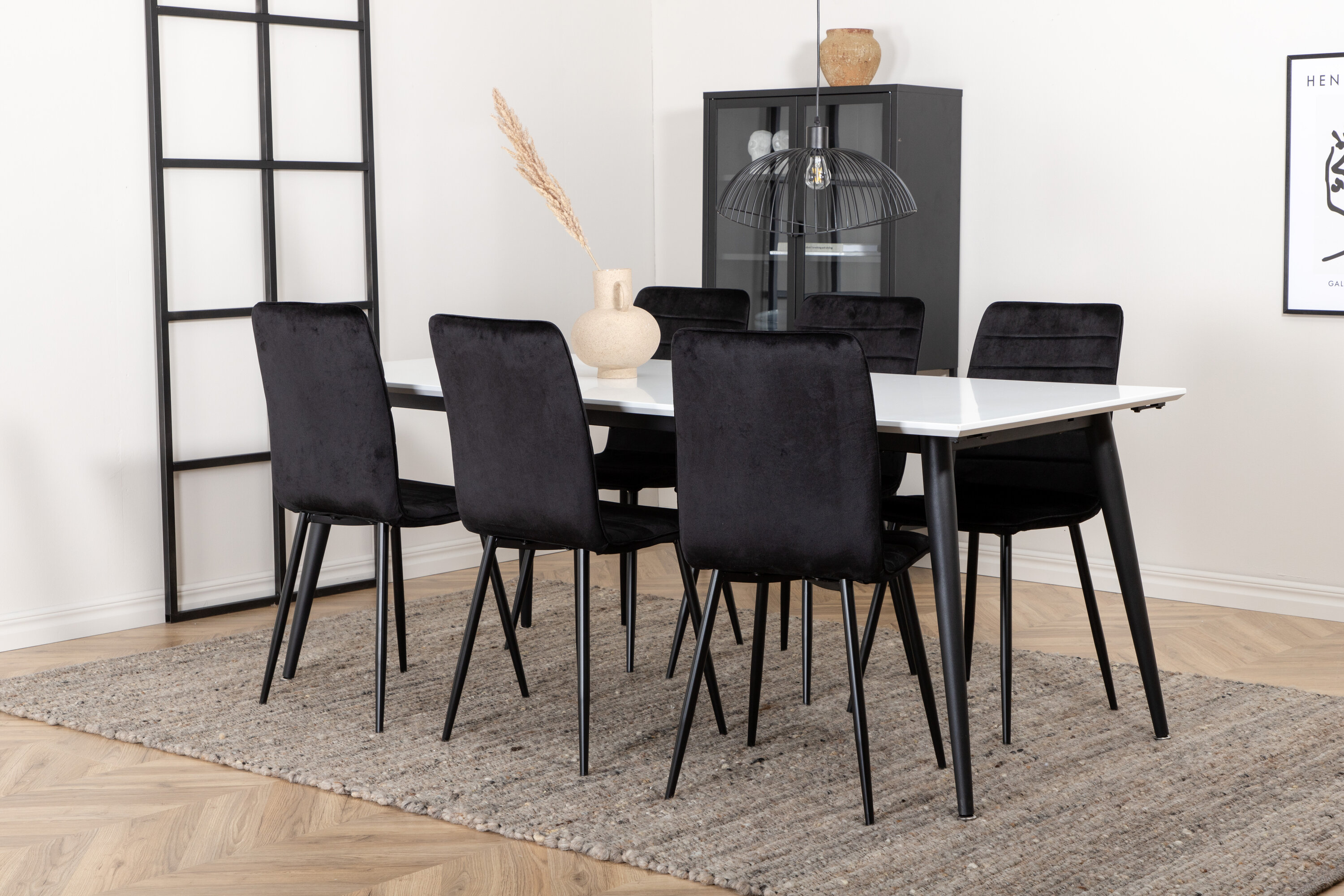 Jimmy ristkülikukujuline söögikomplekt Söögilauakomplektid Homewell