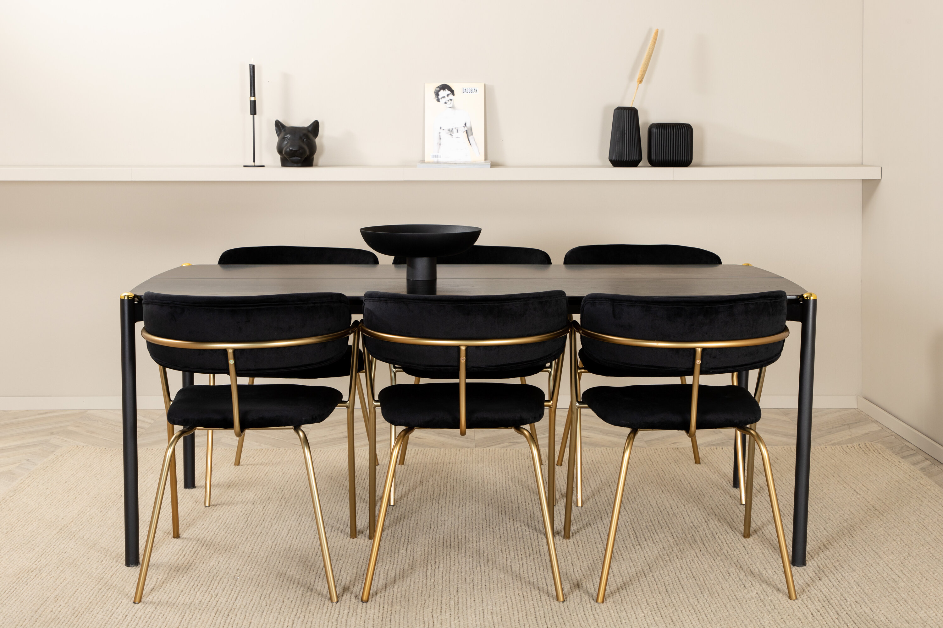 Pelle ristkülikukujuline söögikomplekt Söögilauakomplektid Homewell