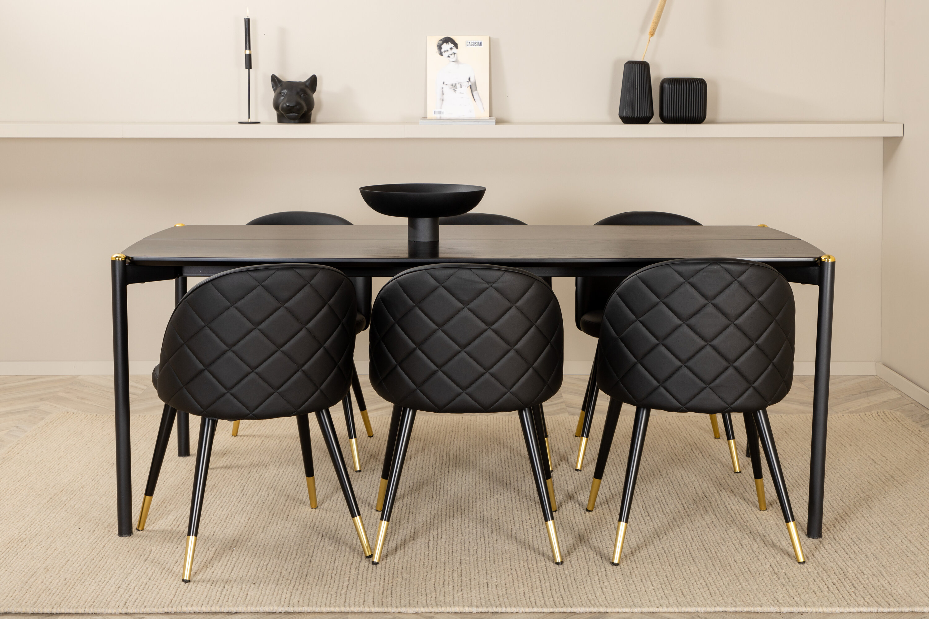 Pelle ristkülikukujuline söögikomplekt Söögilauakomplektid Homewell