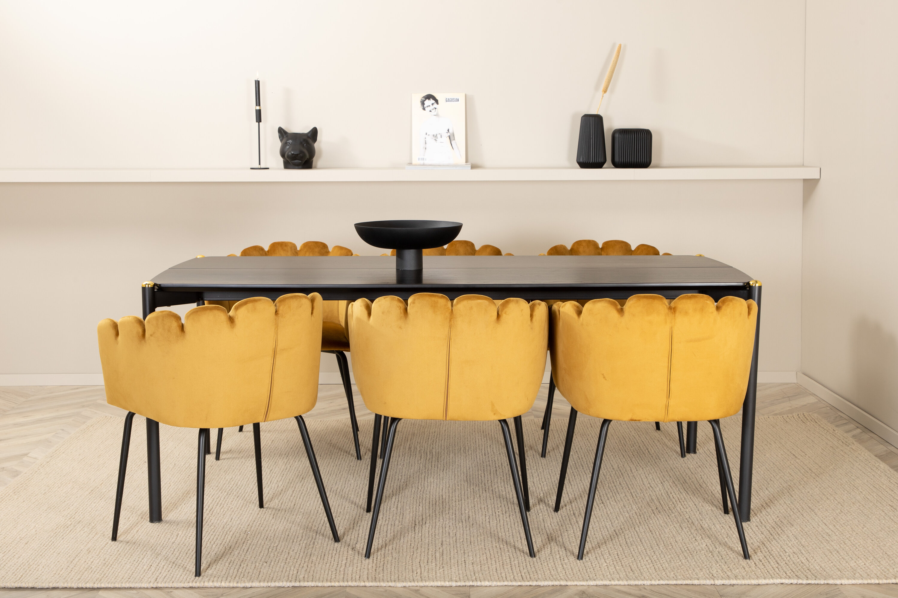 Pelle ristkülikukujuline söögikomplekt Söögilauakomplektid Homewell