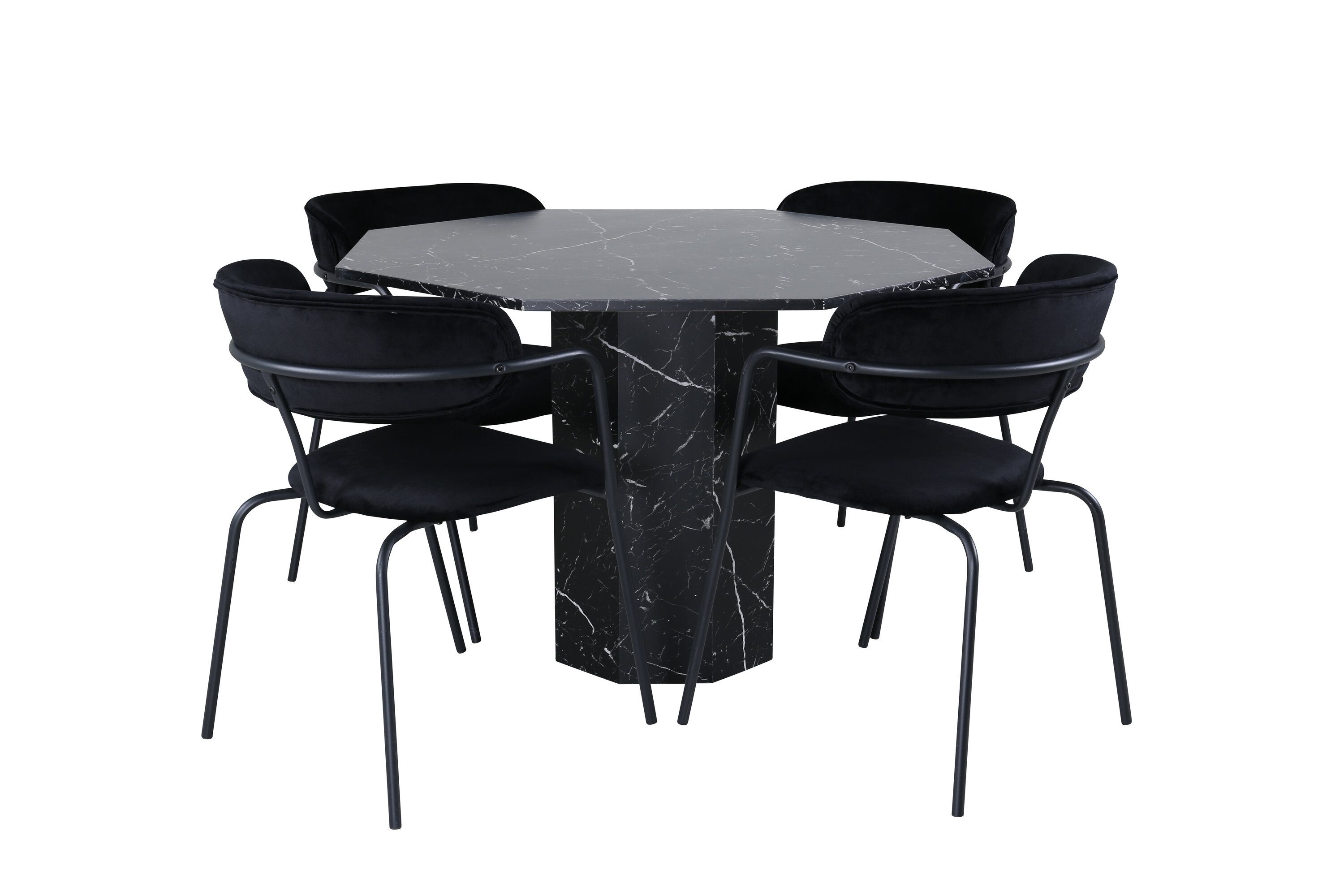 Marbsi ümmargune söögikomplekt Söögilauakomplektid Homewell