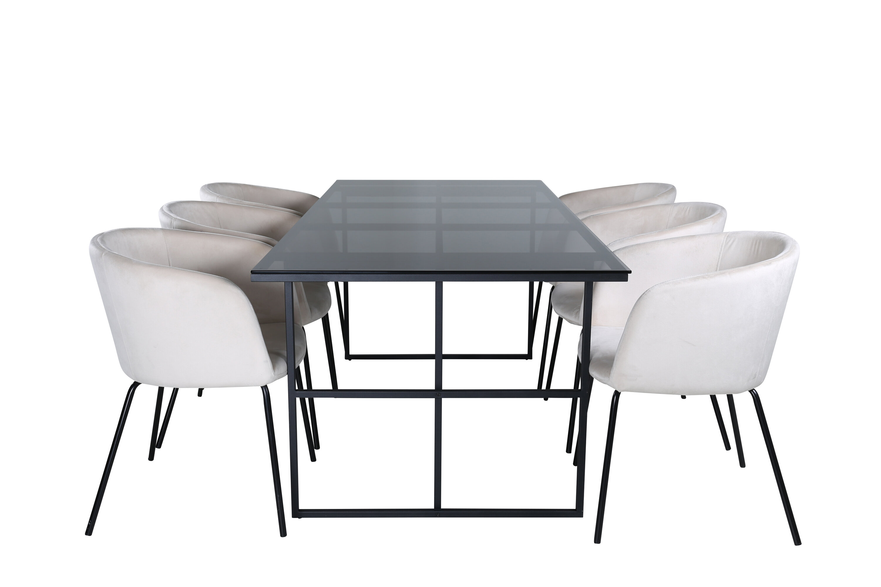 Leif ristkülikukujuline söögikomplekt Söögilauakomplektid Homewell