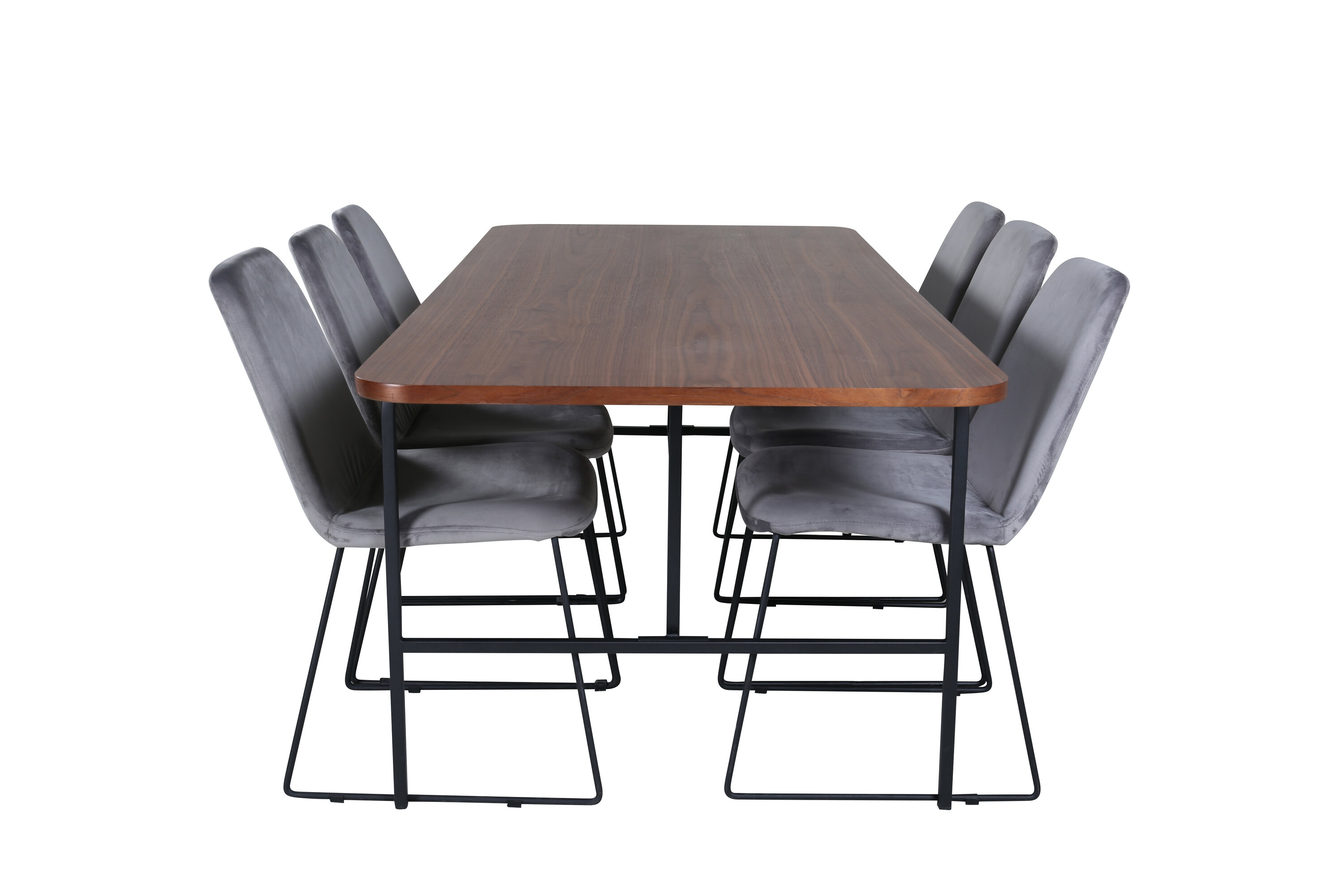 Uno ristkülikukujuline söögikomplekt Söögilauakomplektid Homewell