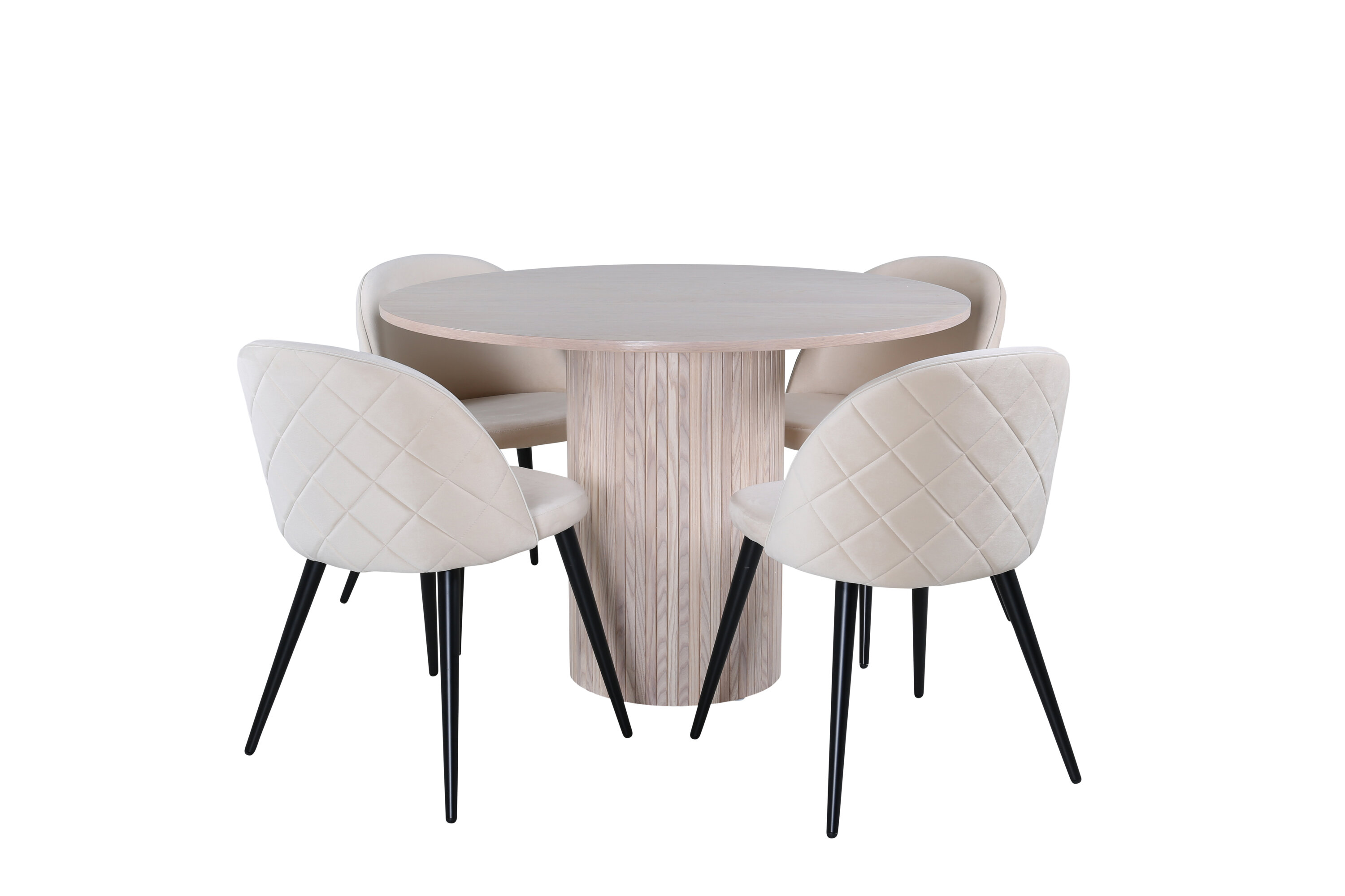 Bianca ümmargune söögikomplekt Söögilauakomplektid Homewell