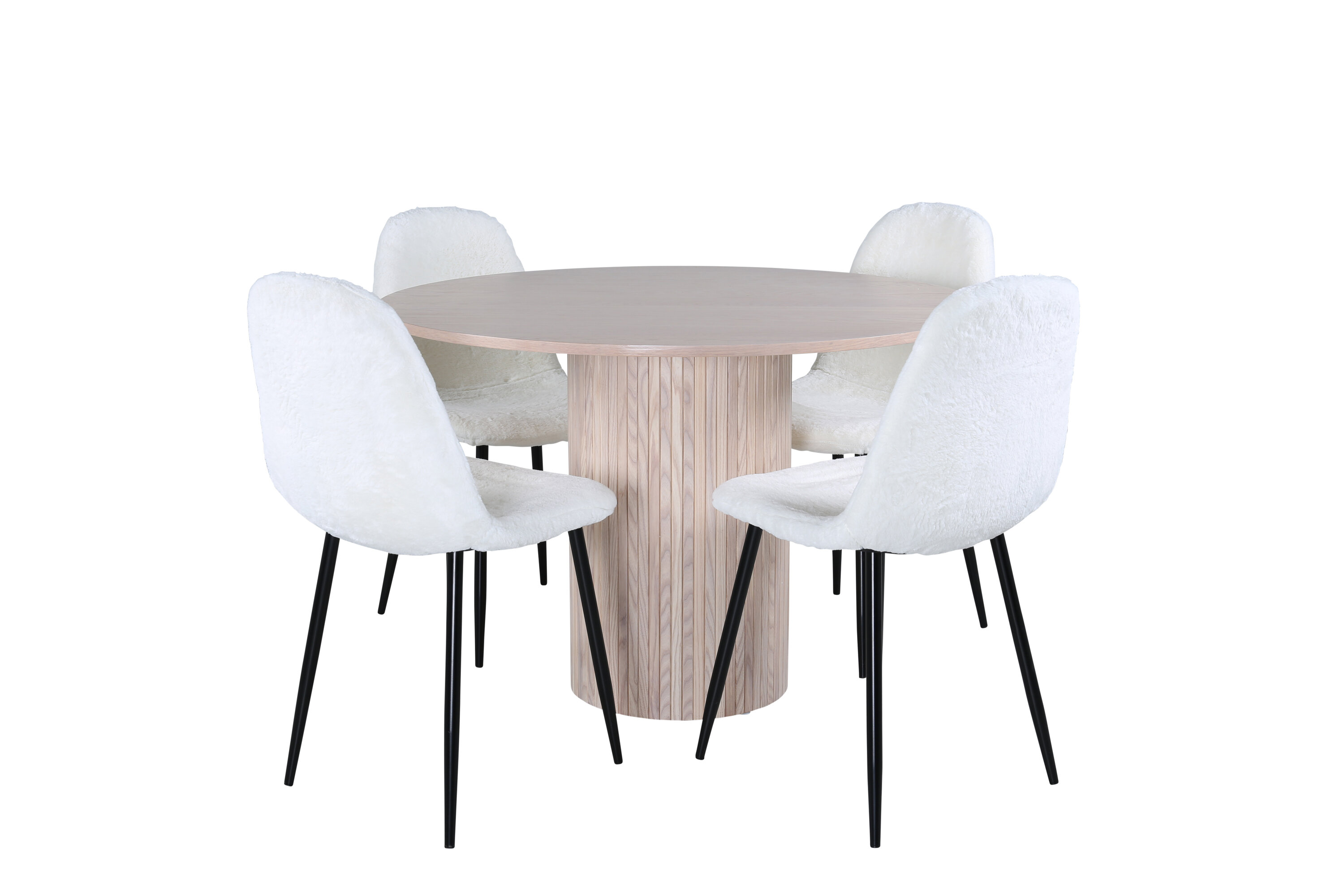 Bianca ümmargune söögikomplekt Söögilauakomplektid Homewell