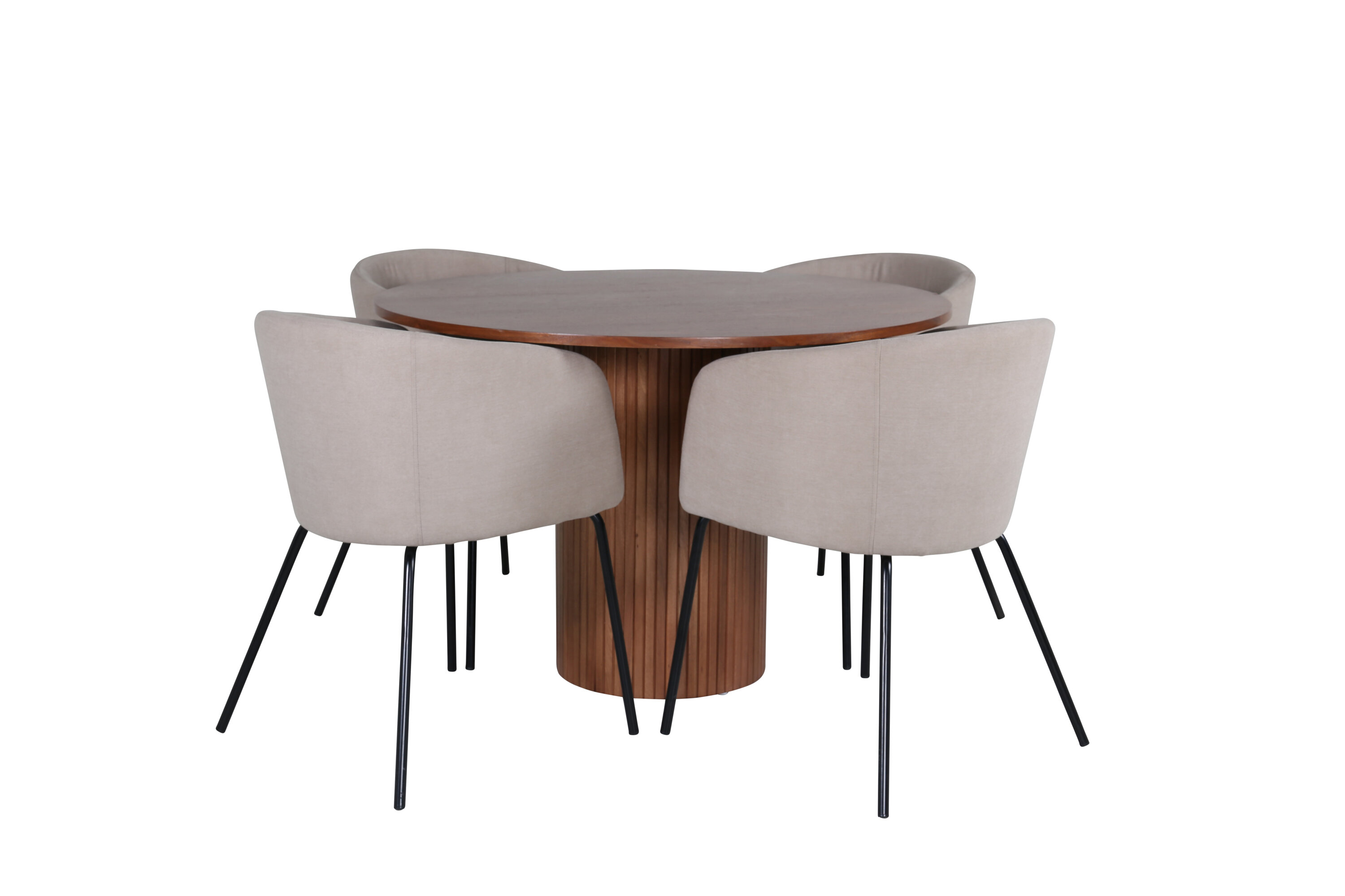 Bianca ümmargune söögikomplekt Söögilauakomplektid Homewell