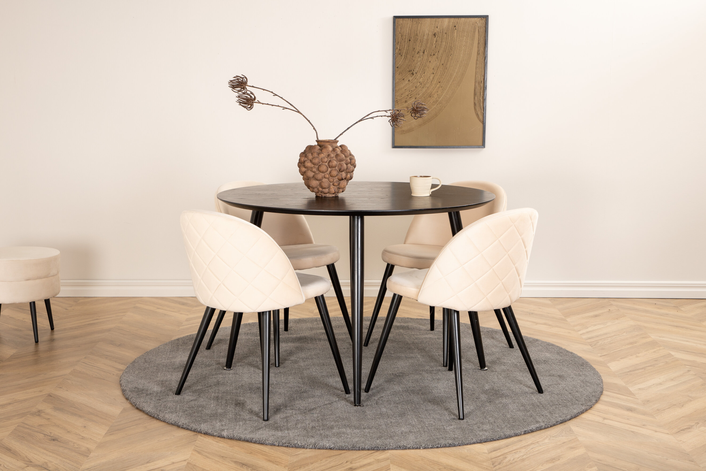 Dipp ümmargune söögikomplekt Söögilauakomplektid Homewell