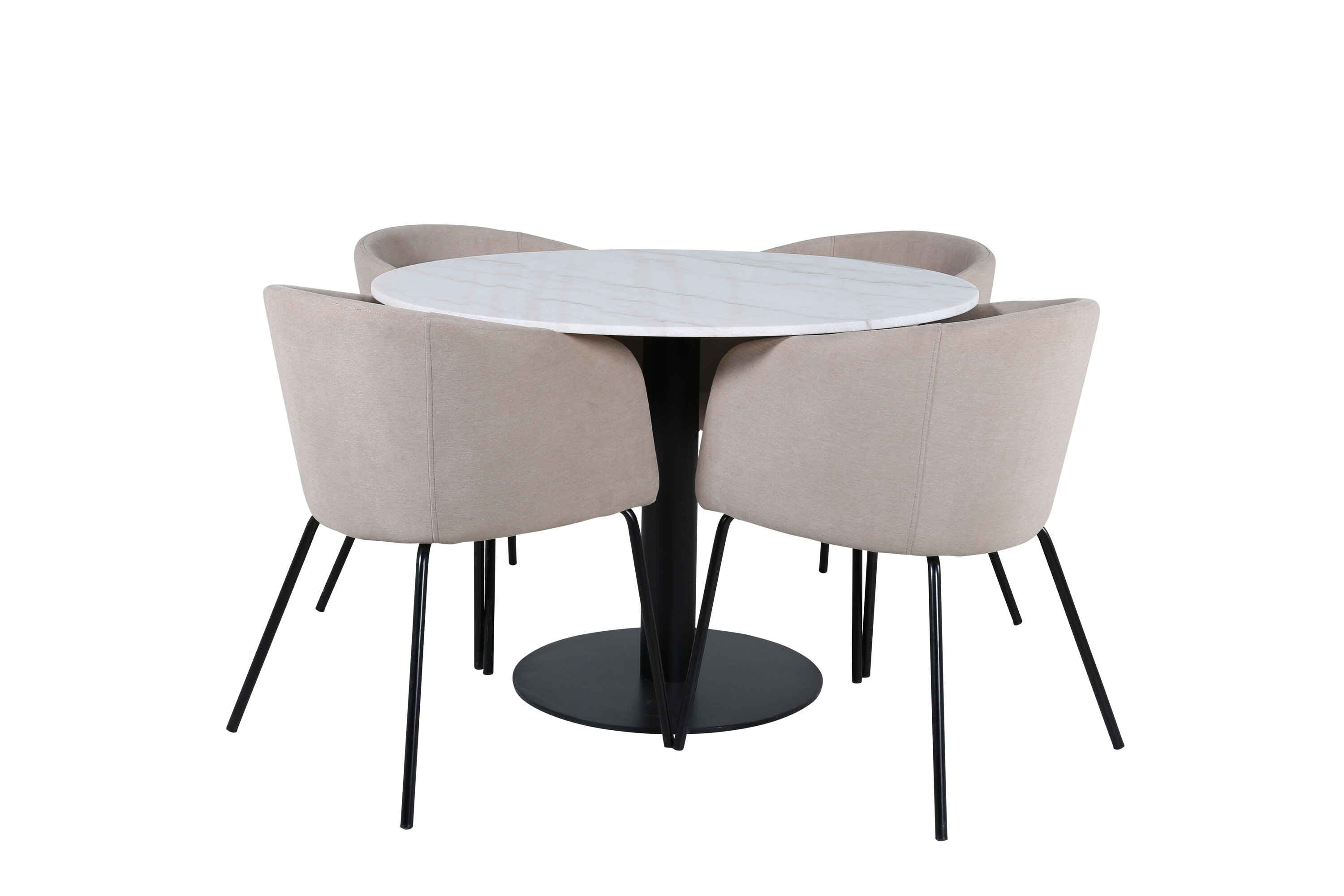 Estelle ümmargune söögikomplekt Söögilauakomplektid Homewell