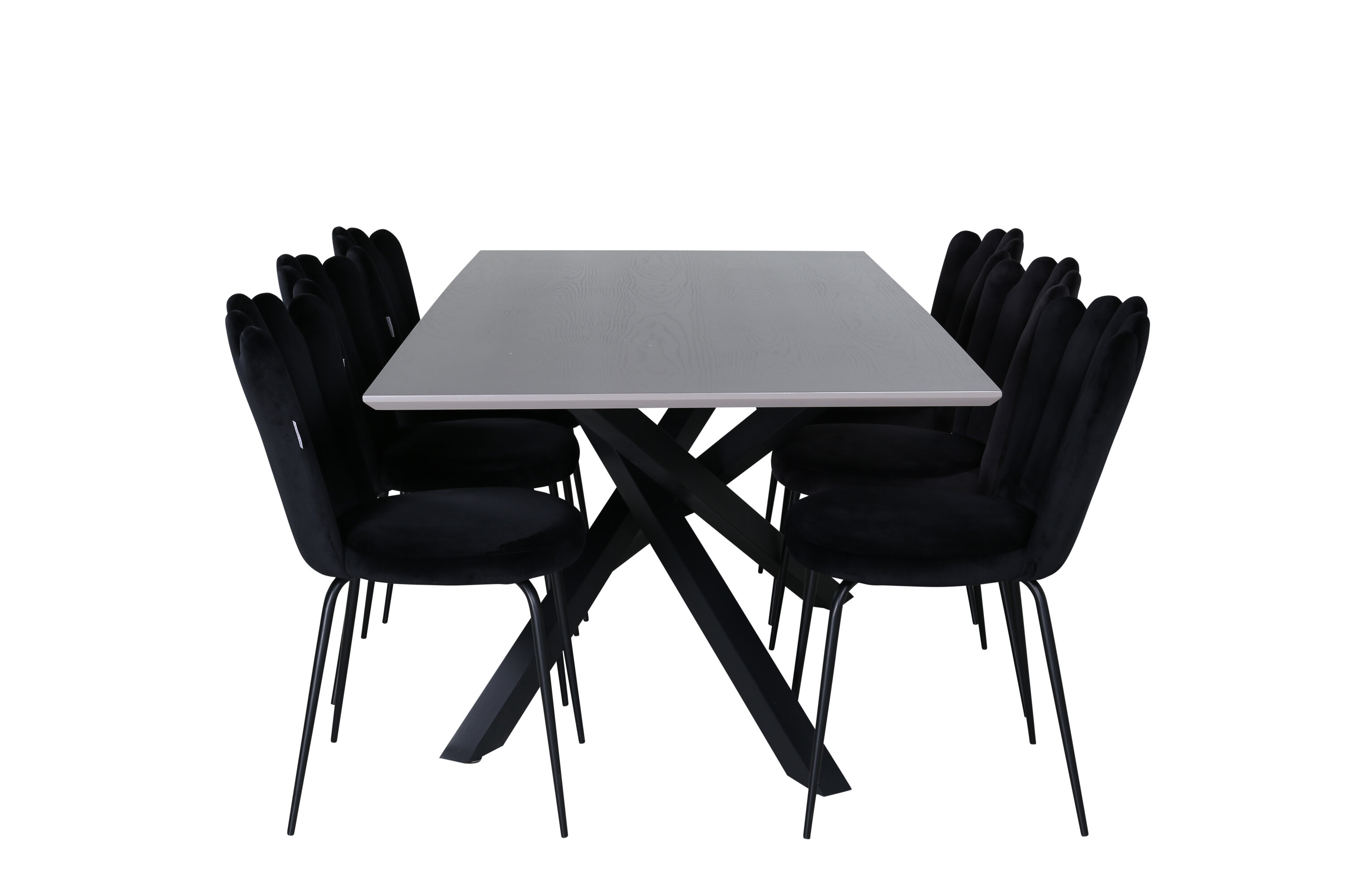 Piazza ristkülikukujuline söögikomplekt Söögilauakomplektid Homewell