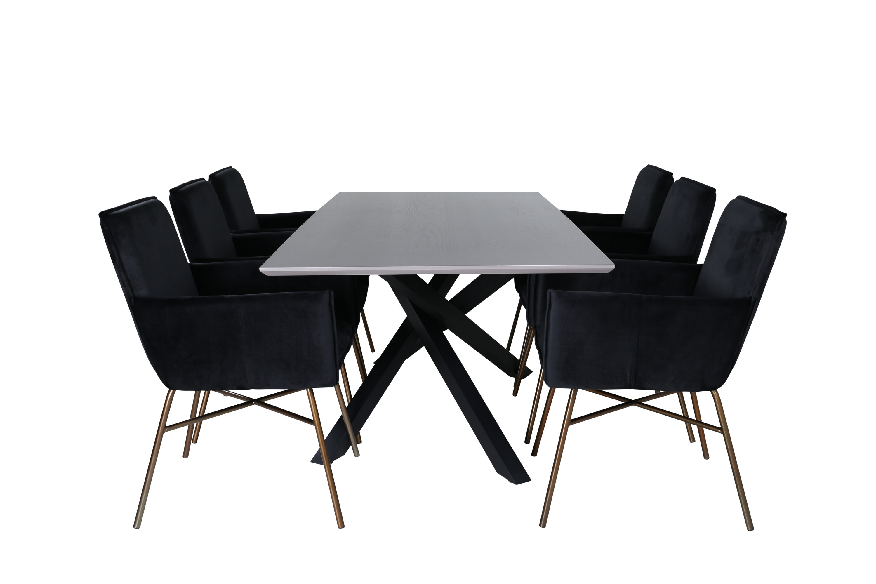 Piazza ristkülikukujuline söögikomplekt Söögilauakomplektid Homewell