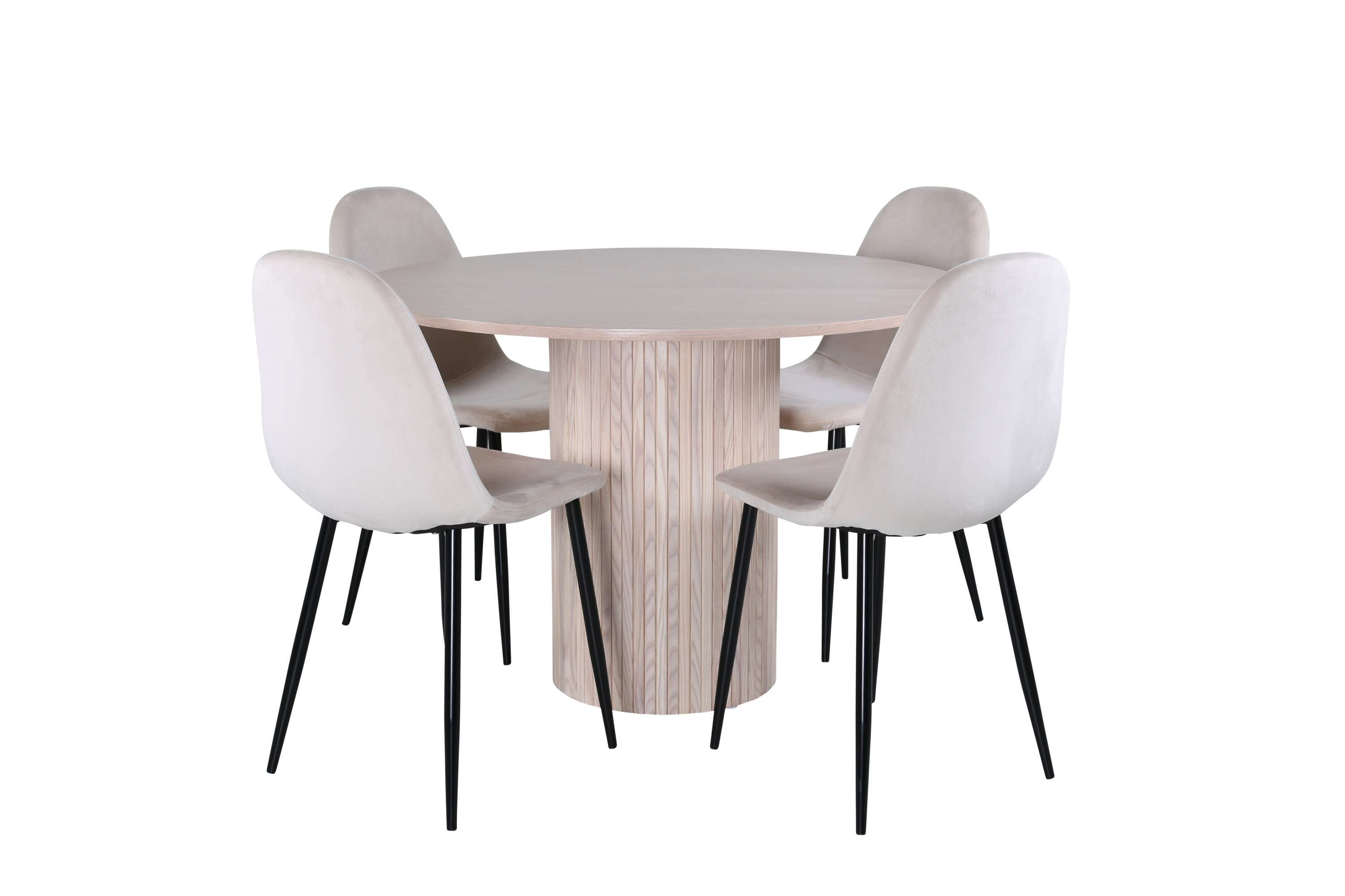 Bianca ümmargune söögikomplekt Söögilauakomplektid Homewell