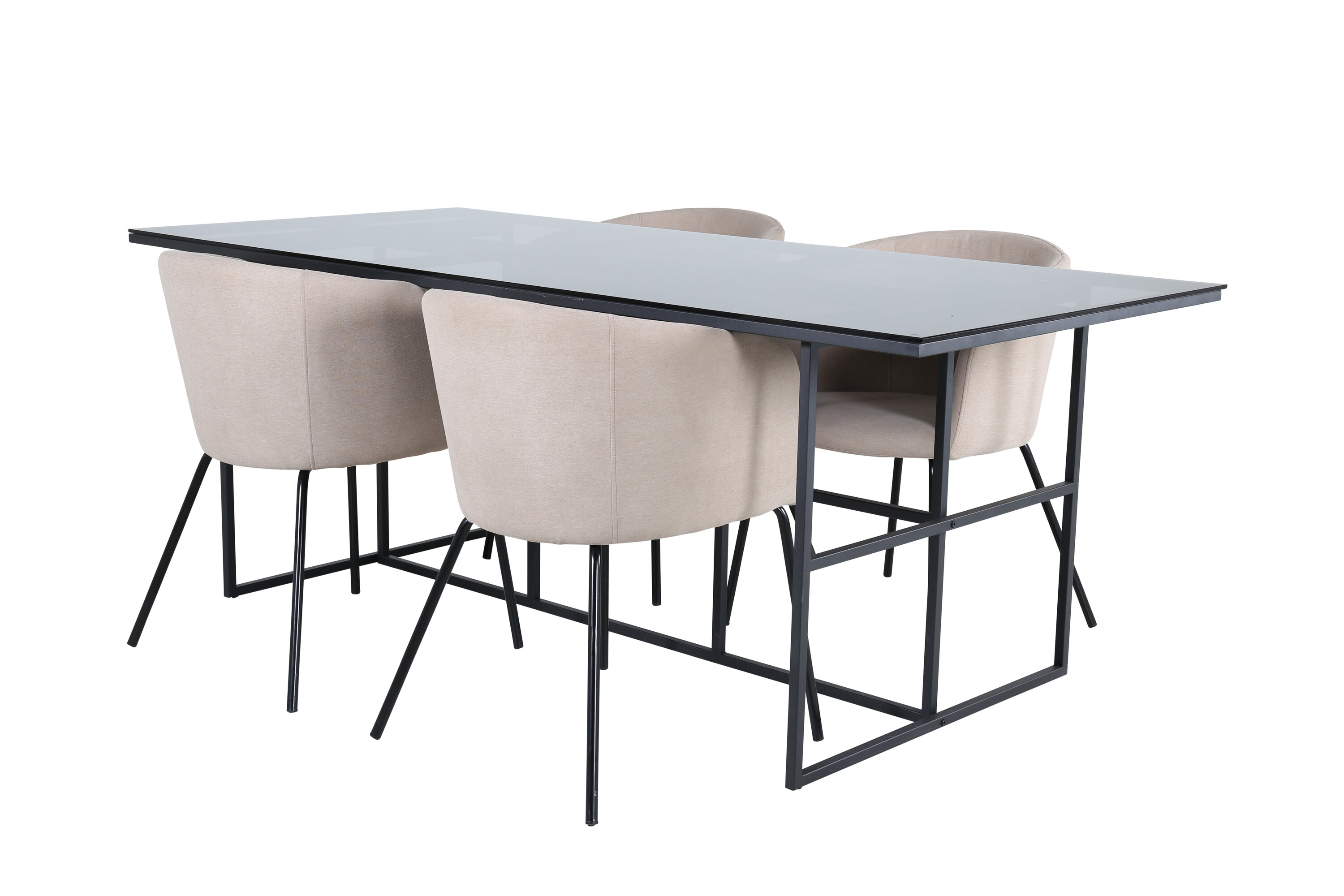 Leif ristkülikukujuline söögikomplekt Söögilauakomplektid Homewell