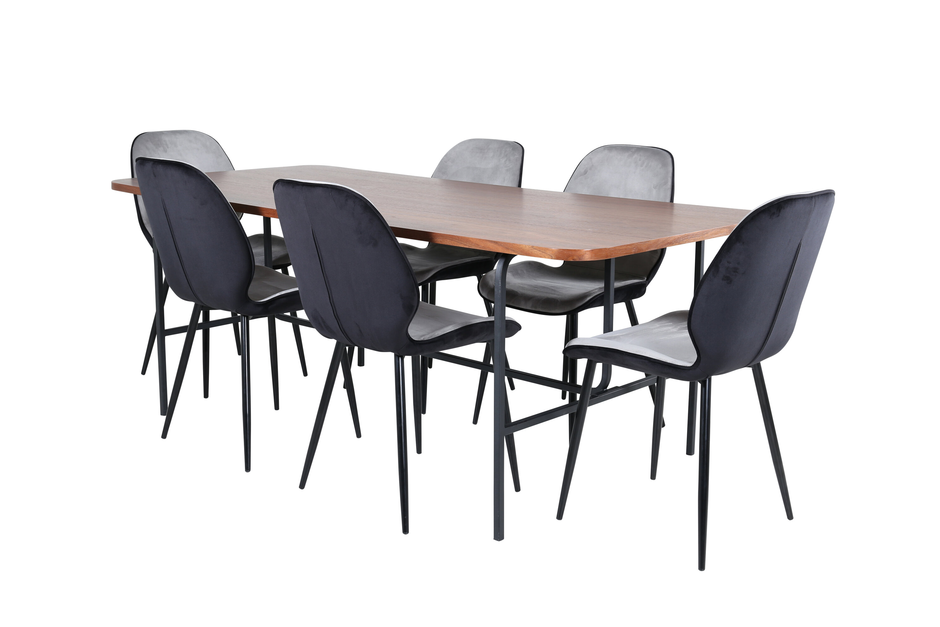 Uno ristkülikukujuline söögikomplekt Söögilauakomplektid Homewell