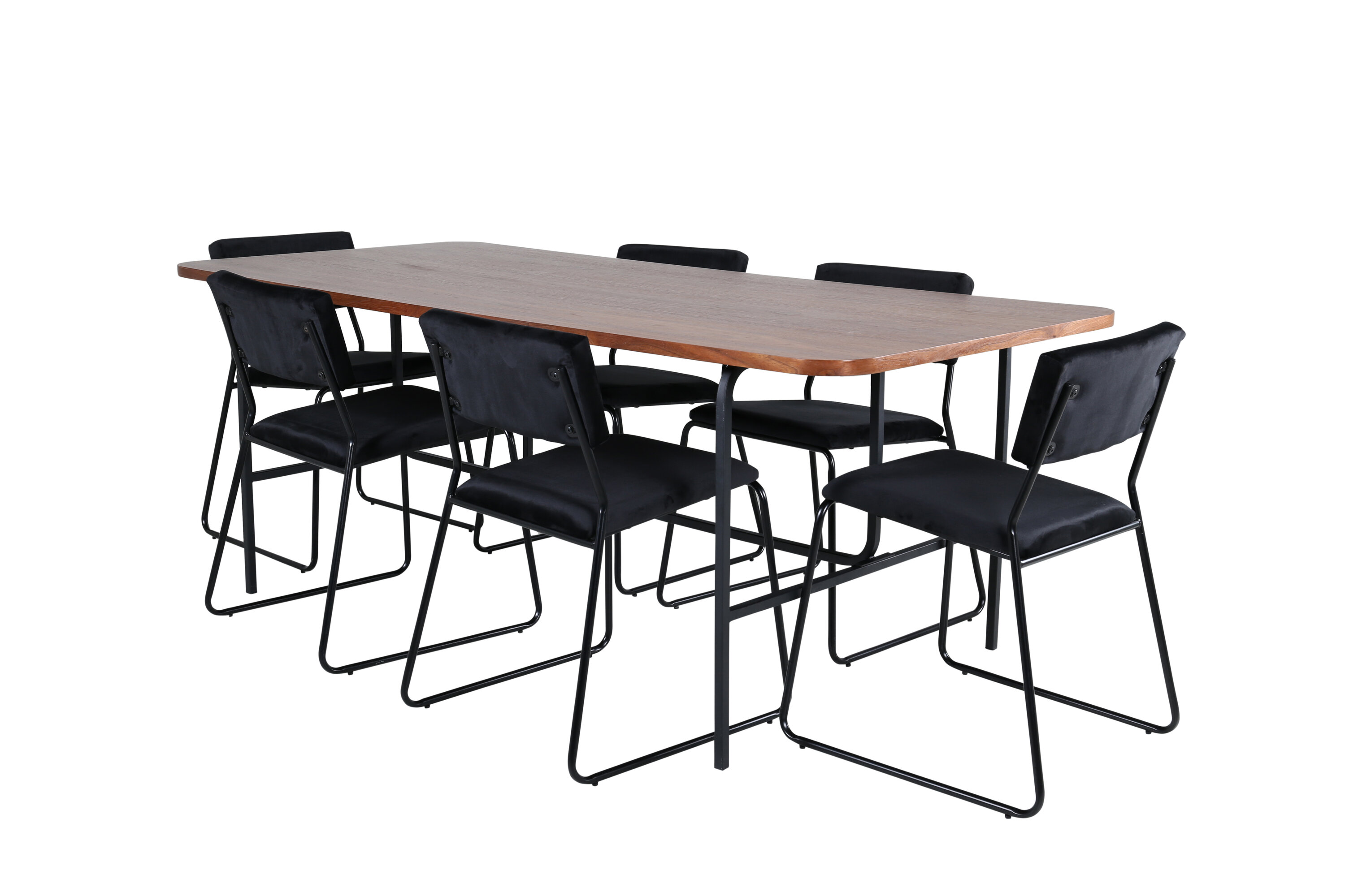 Uno ristkülikukujuline söögikomplekt Söögilauakomplektid Homewell