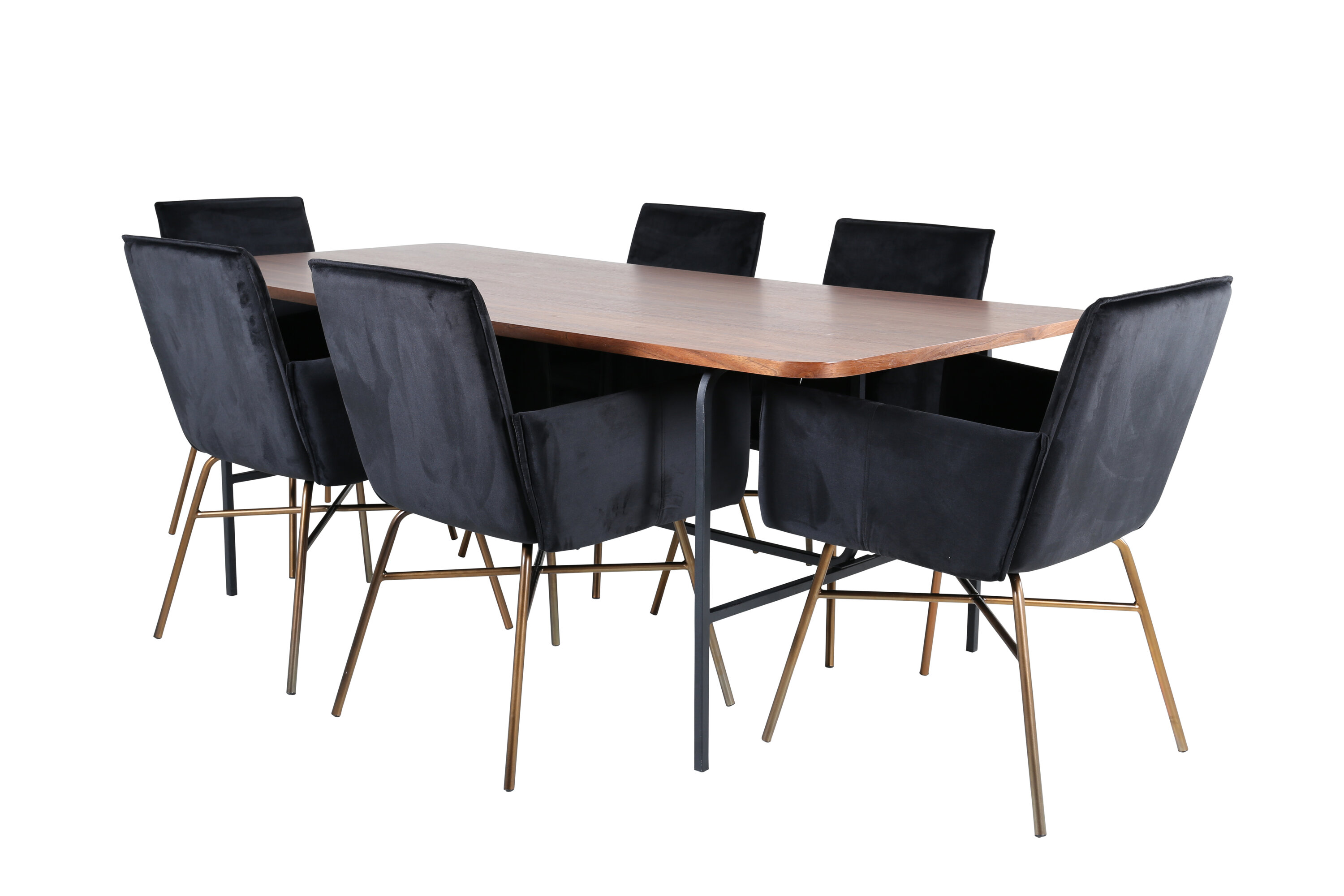 Uno ristkülikukujuline söögikomplekt Söögilauakomplektid Homewell