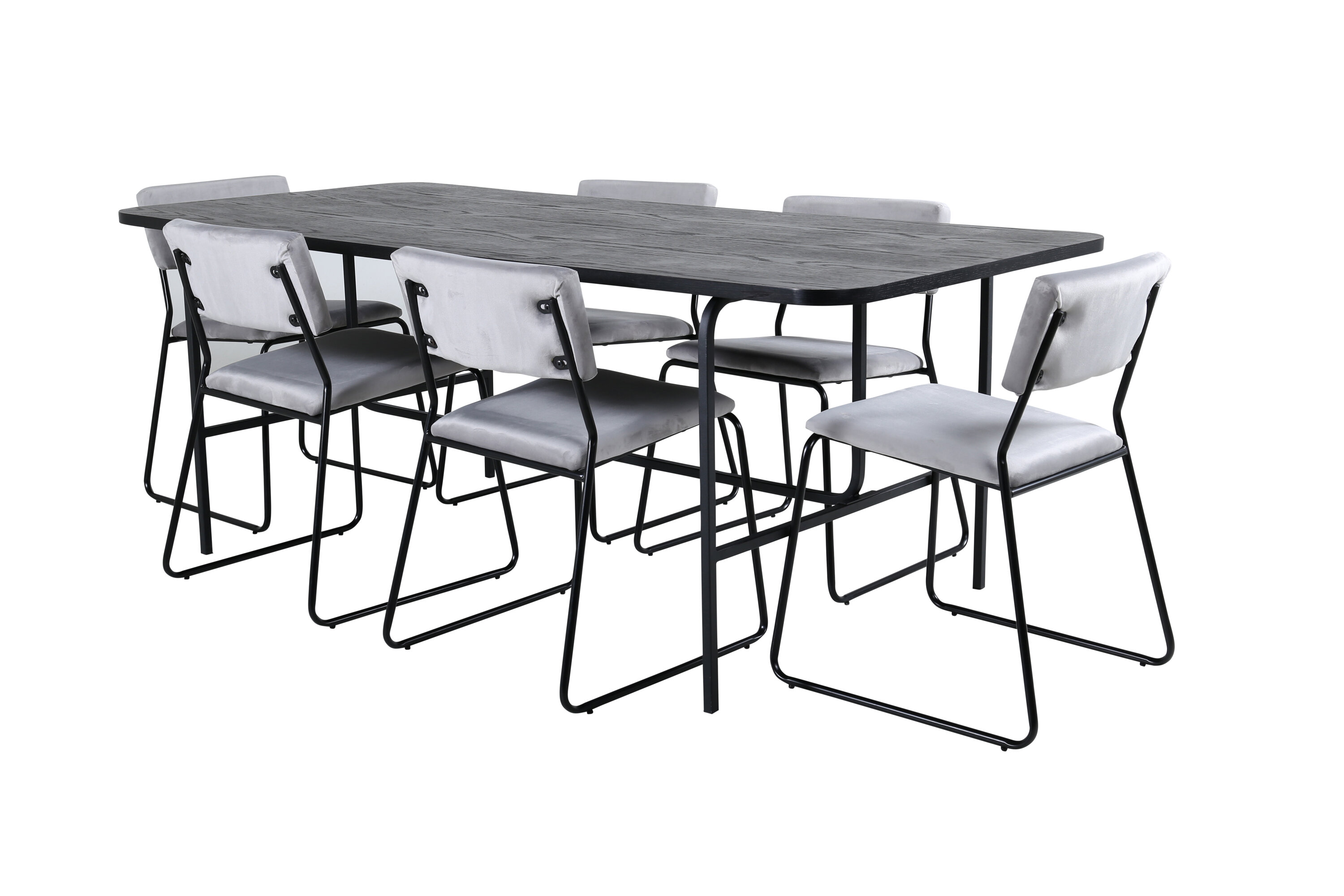 Uno ristkülikukujuline söögikomplekt Söögilauakomplektid Homewell