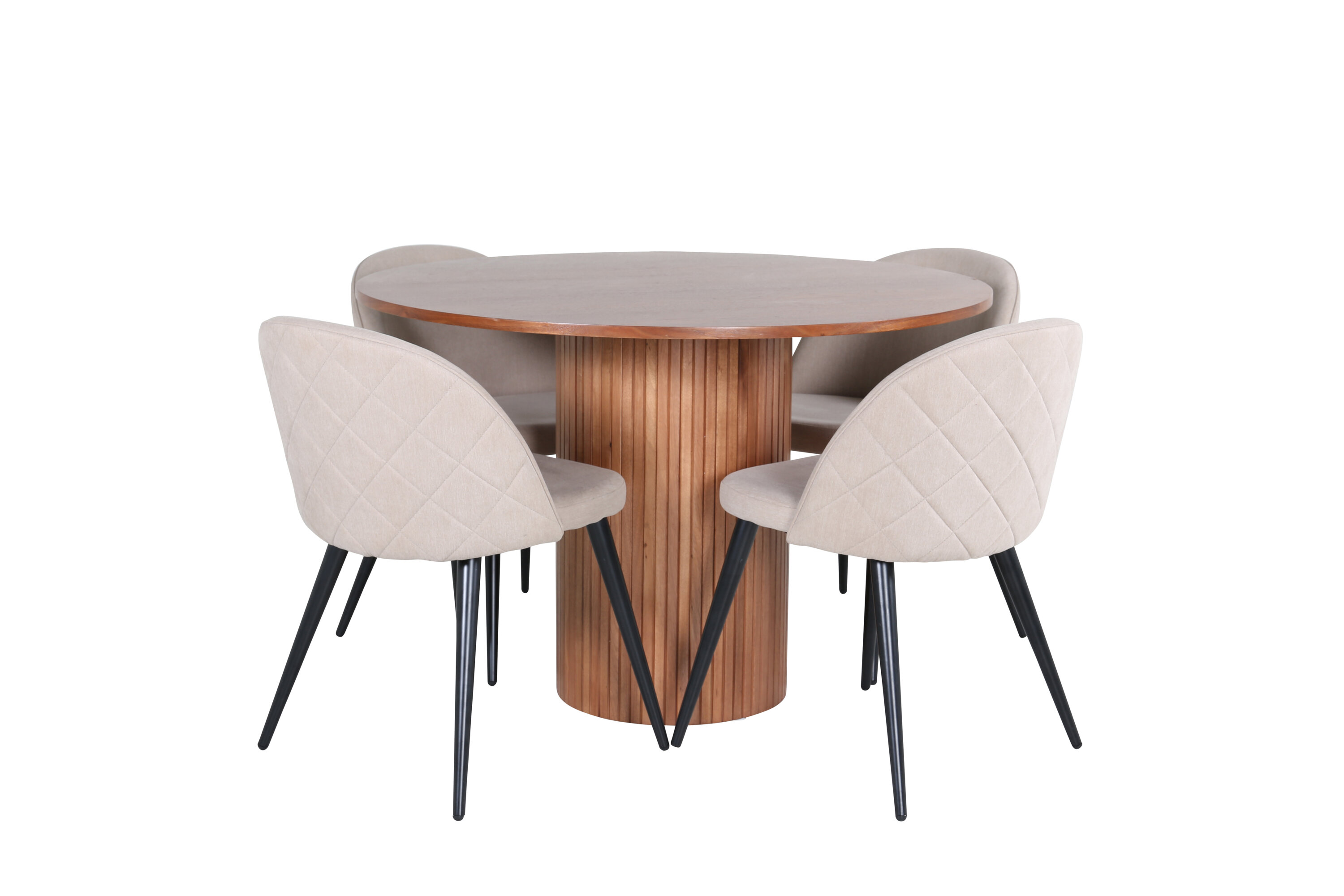 Bianca ümmargune söögikomplekt Söögilauakomplektid Homewell