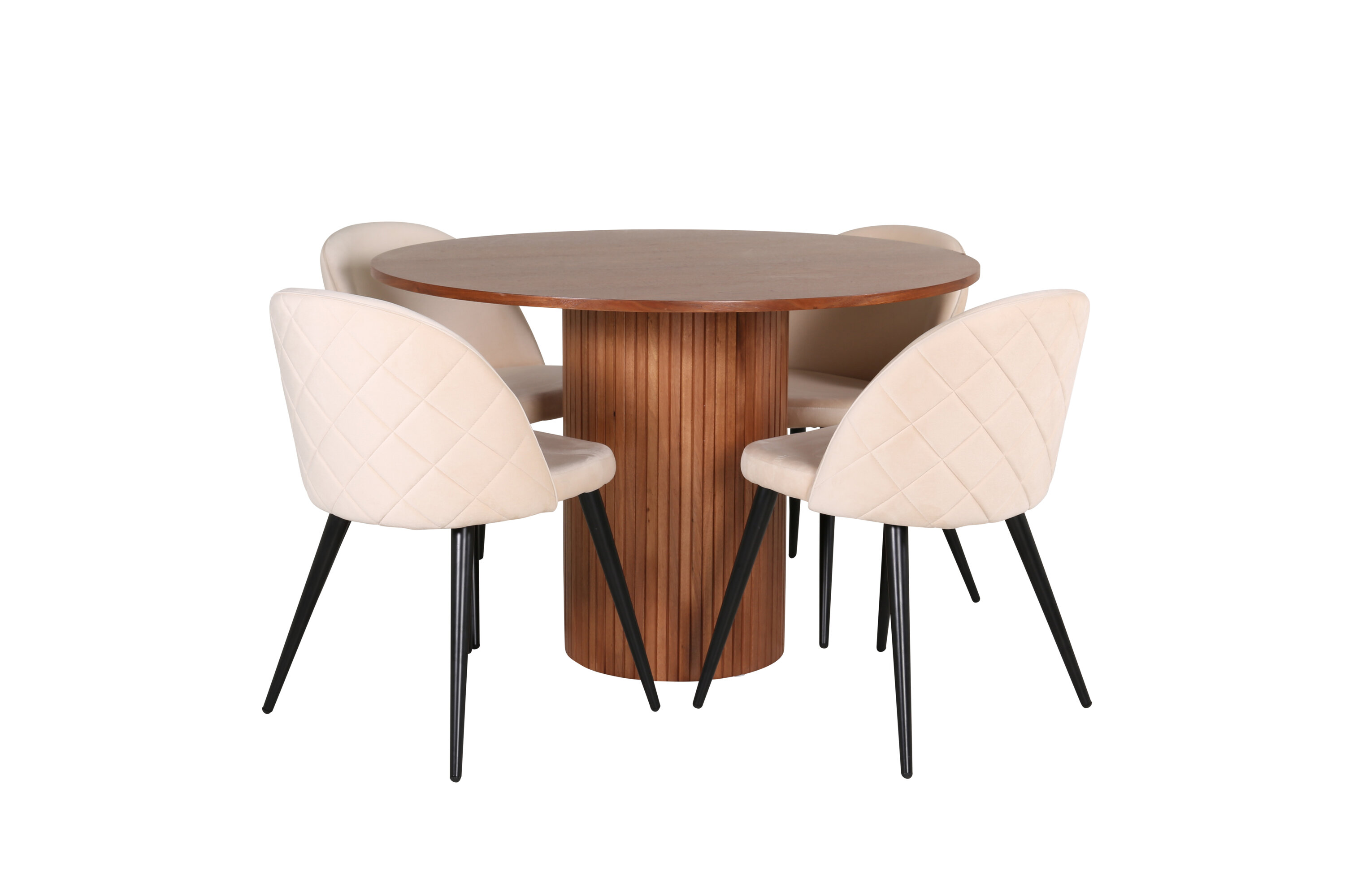 Bianca ümmargune söögikomplekt Söögilauakomplektid Homewell