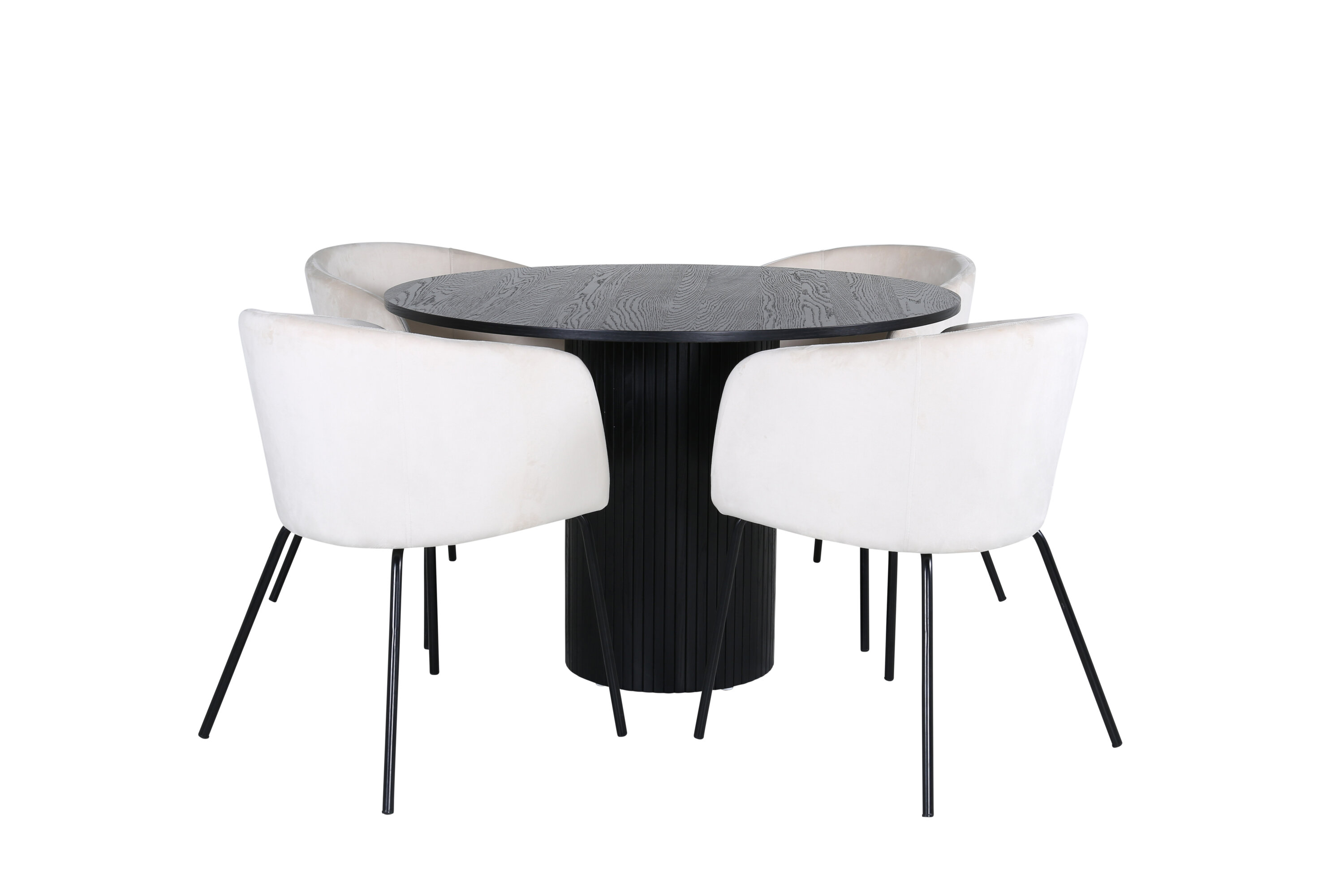 Bianca ümmargune söögikomplekt Söögilauakomplektid Homewell