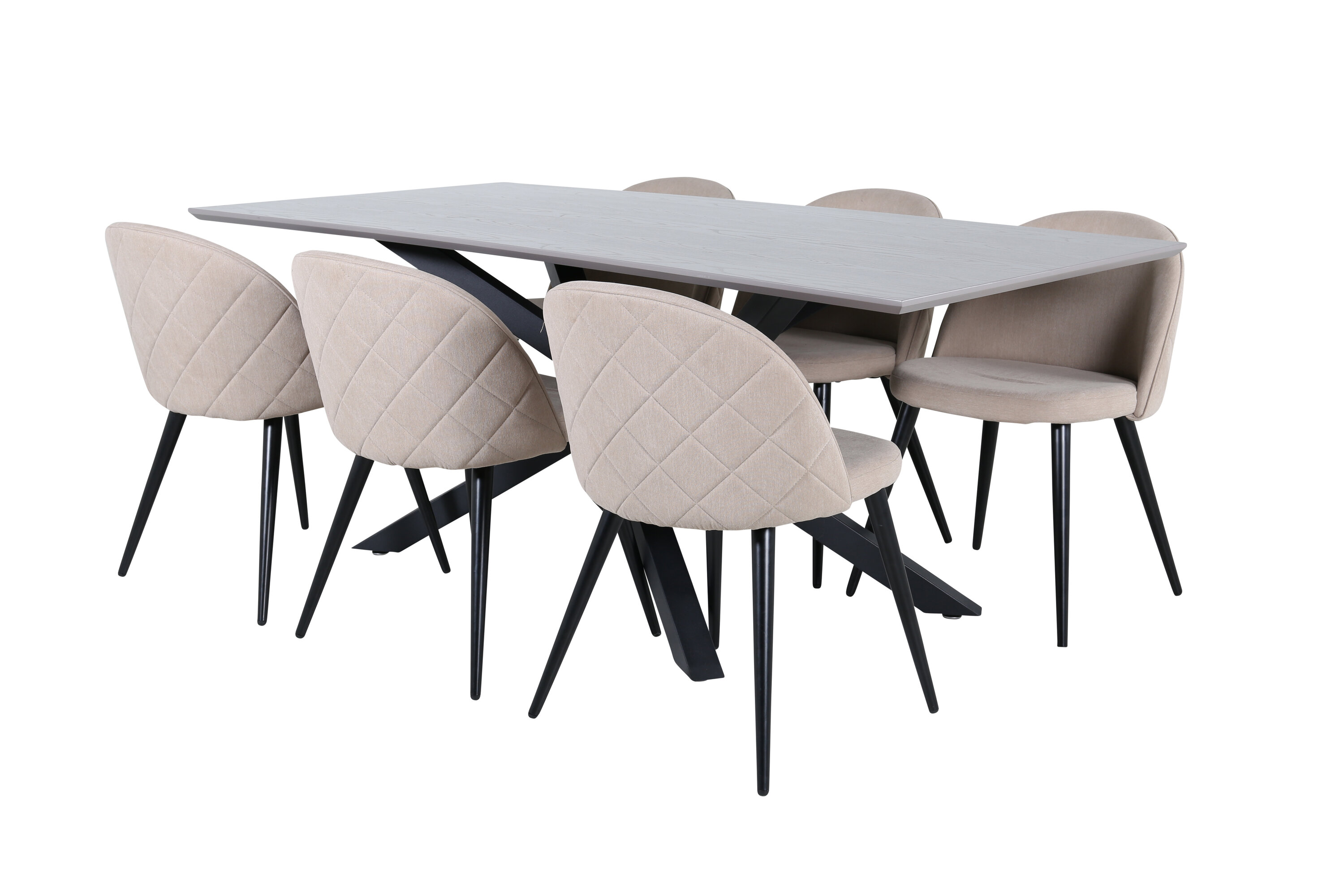 Piazza ristkülikukujuline söögikomplekt Söögilauakomplektid Homewell