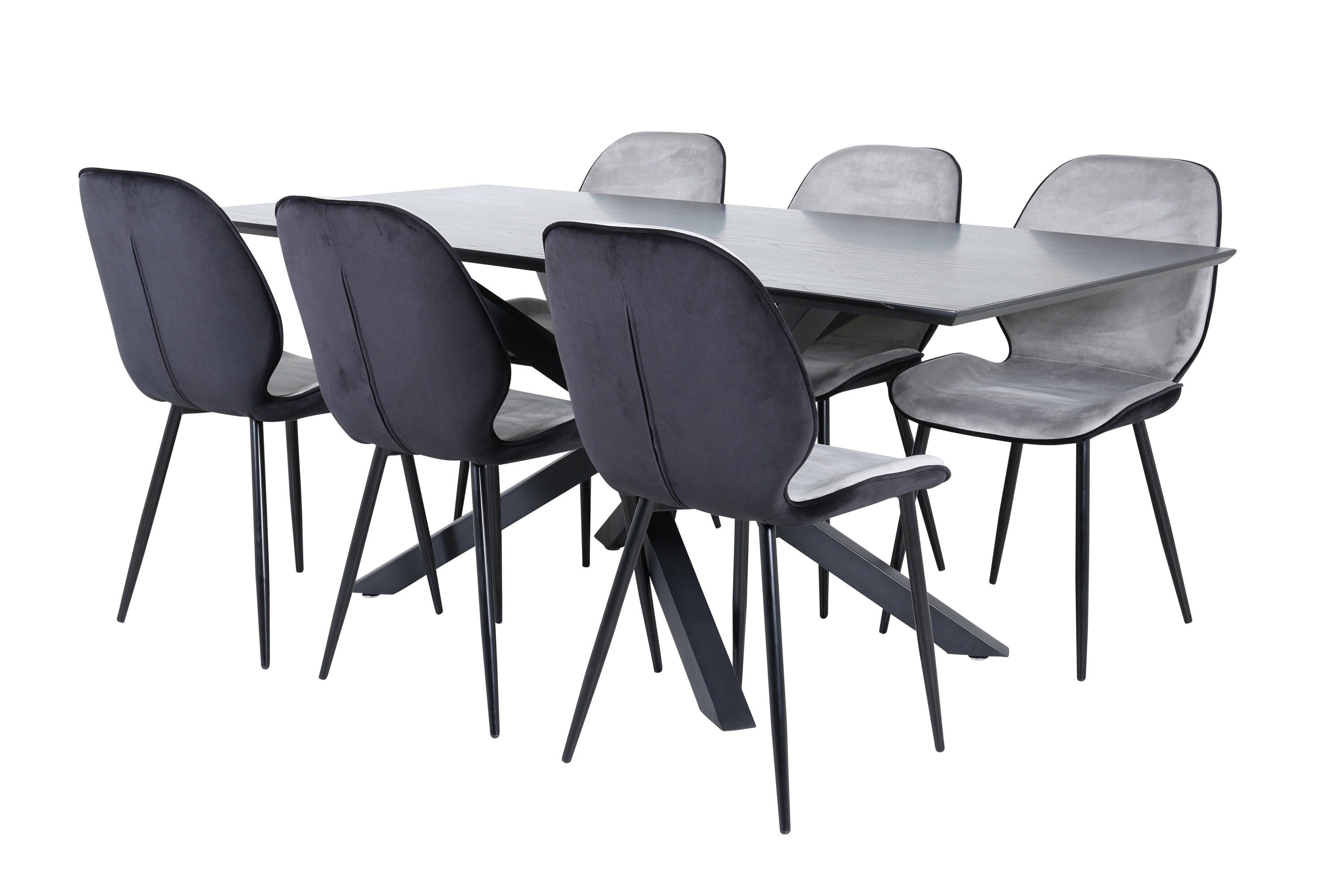 Piazza ristkülikukujuline söögikomplekt Söögilauakomplektid Homewell