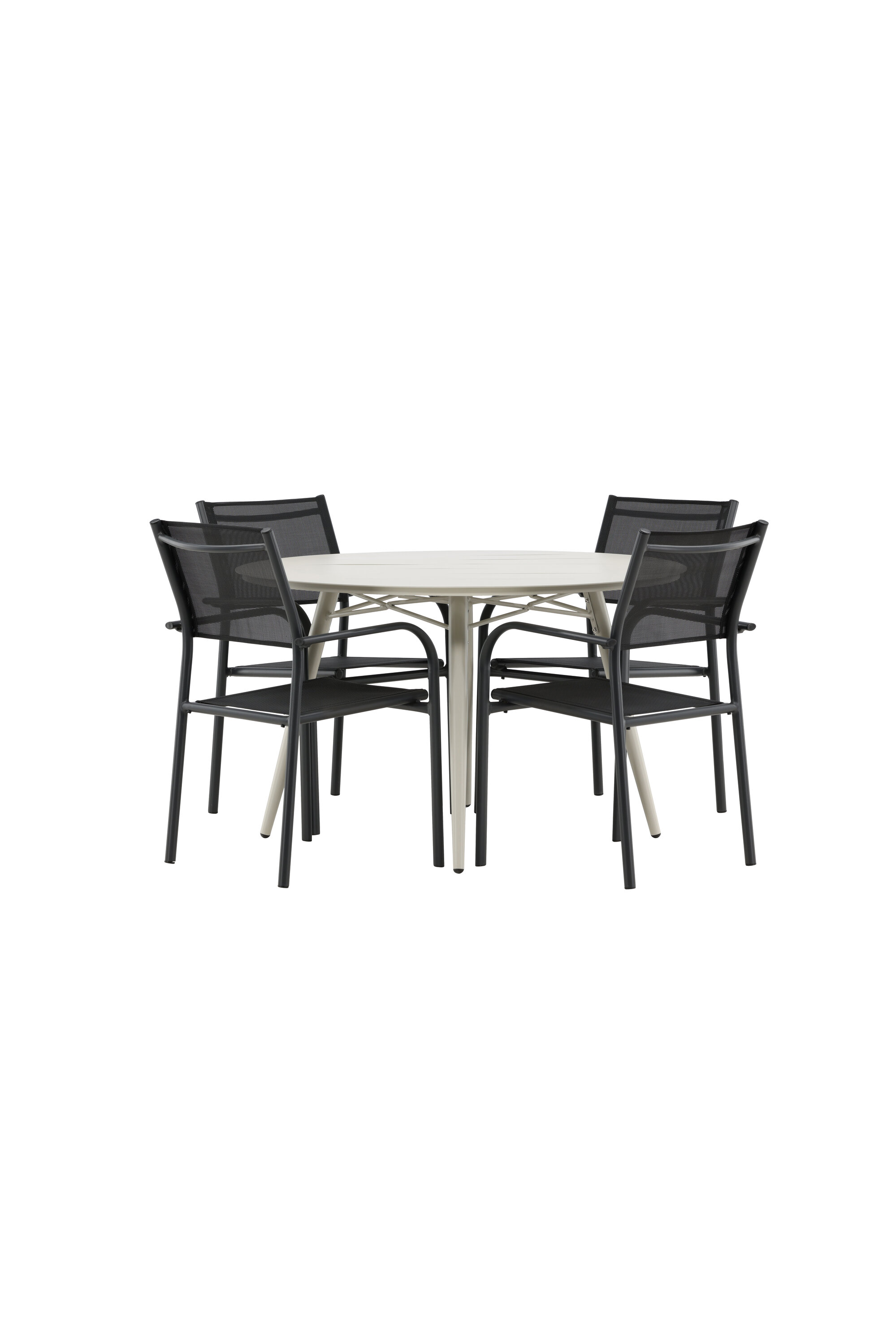 Lina ümmargune söögikomplekt Aiamööbel Homewell