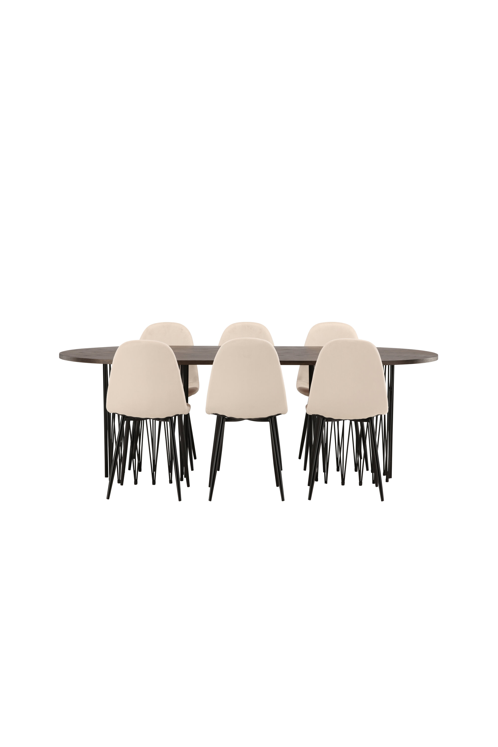 Kivist ovaalne söögikomplekt Söögilauakomplektid Homewell