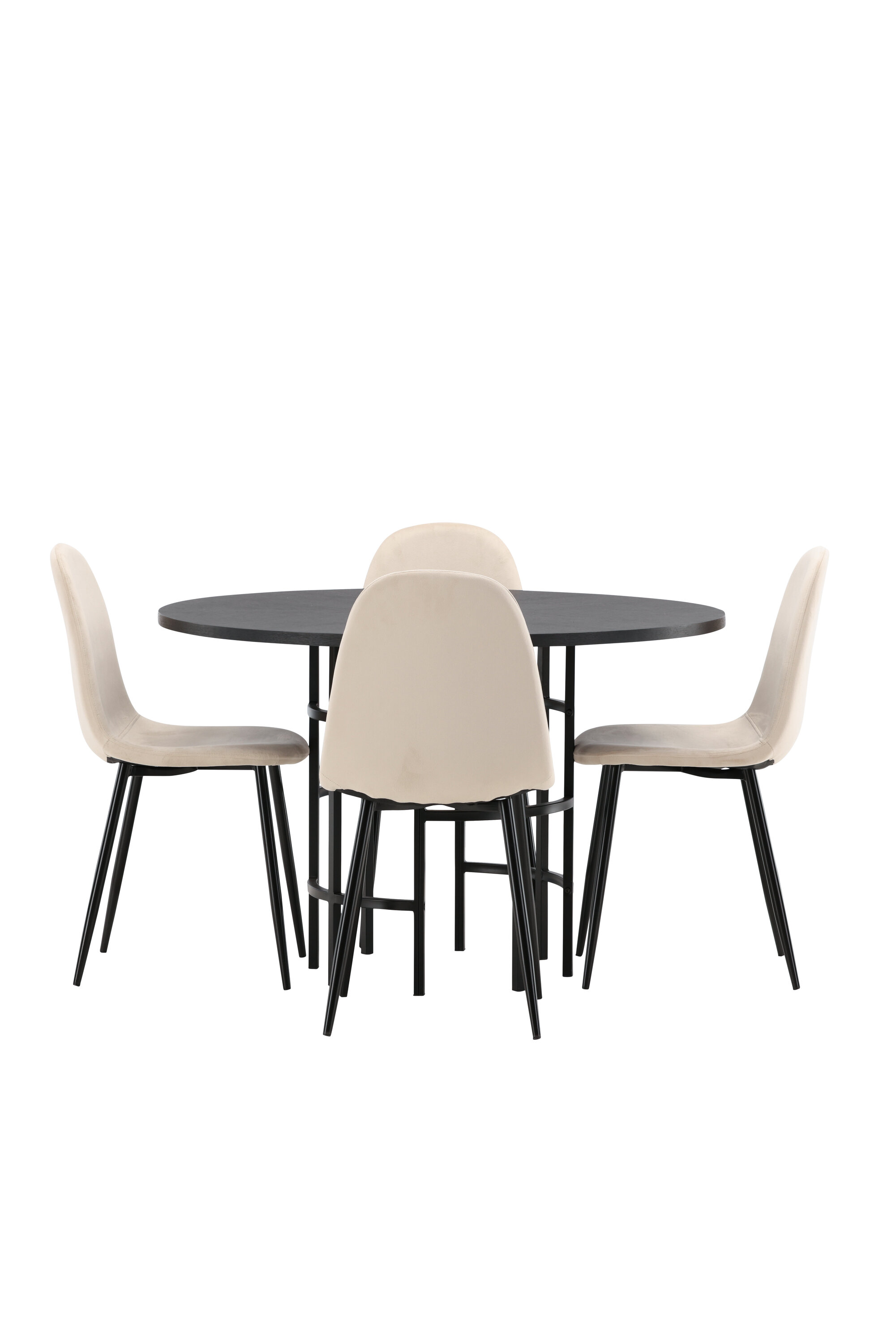 Kopenhaageni ümmargune söögikomplekt Söögilauakomplektid Homewell