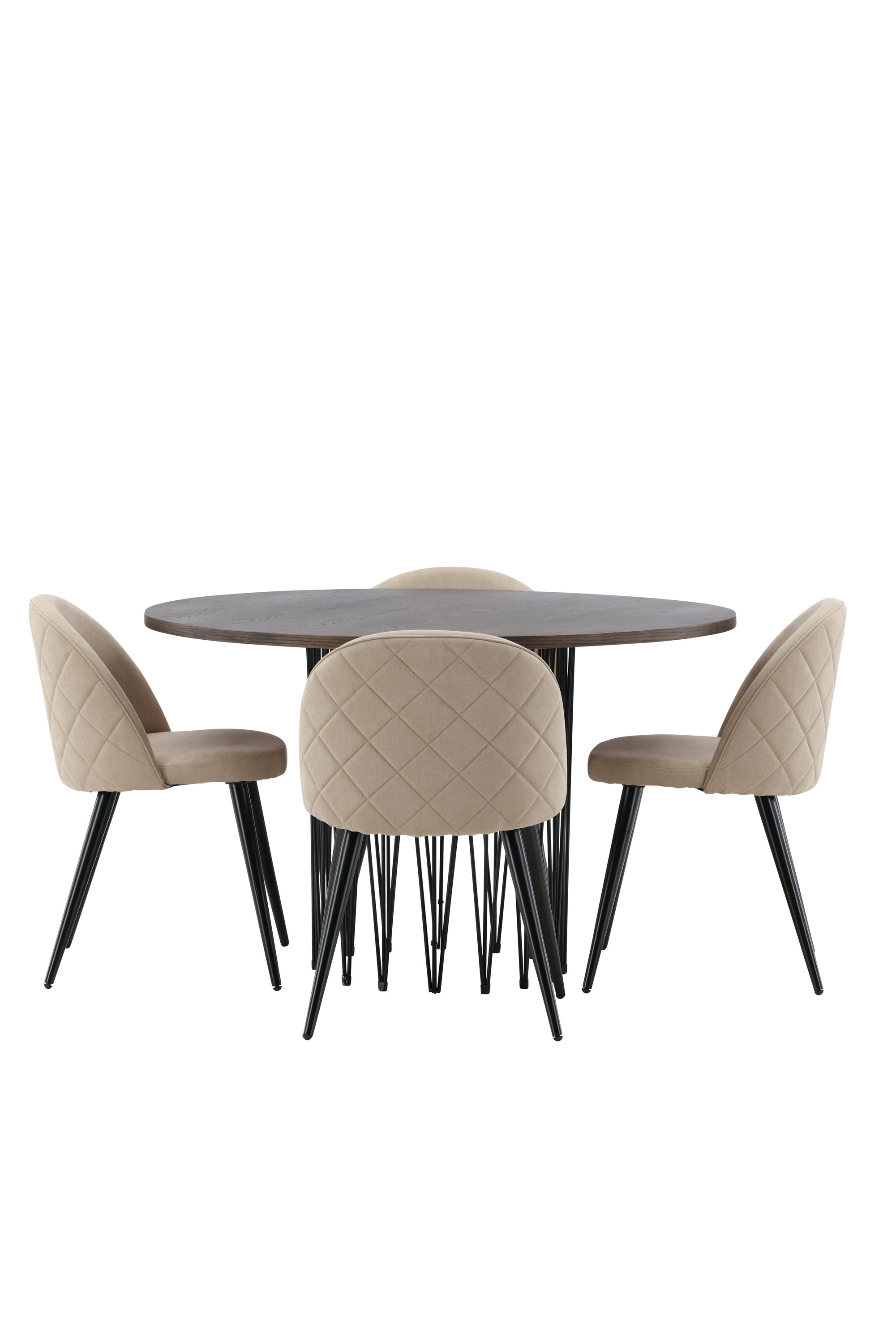 Kivist ümmargune söögikomplekt Söögilauakomplektid Homewell